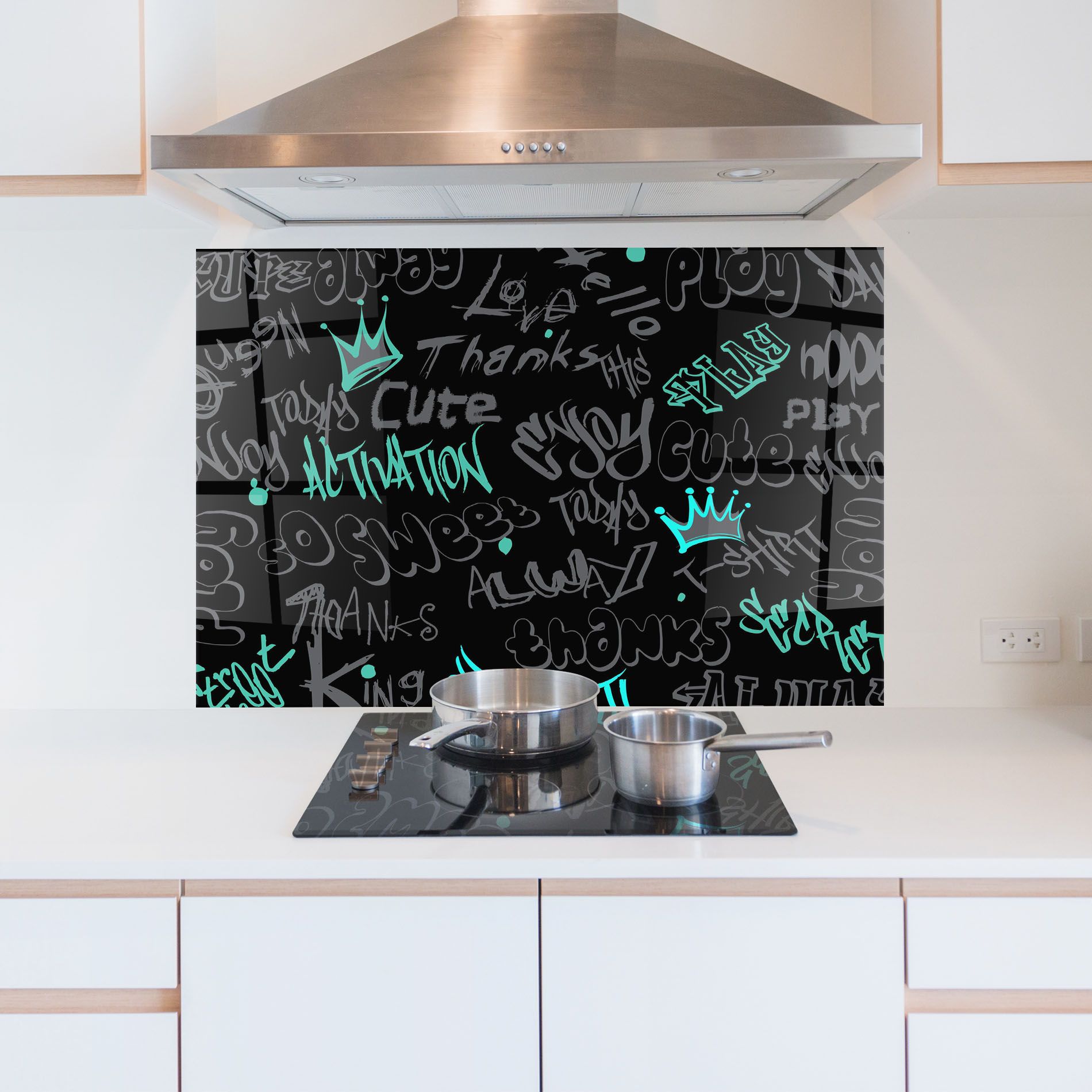 Blue Grey Graffiti mockup 5