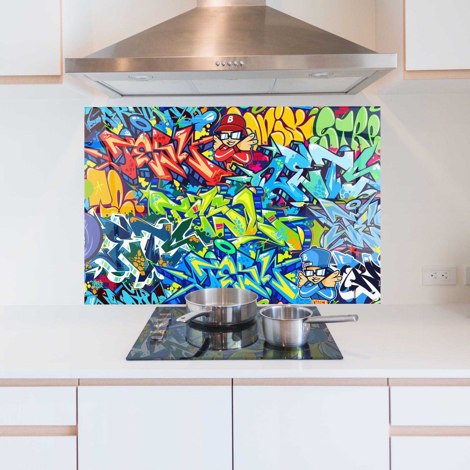 Colorful Graffiti mockup 5