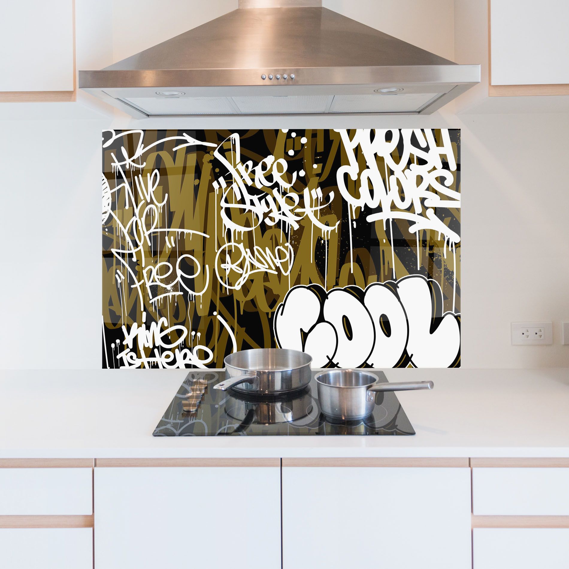 Cool Graffiti mockup 5