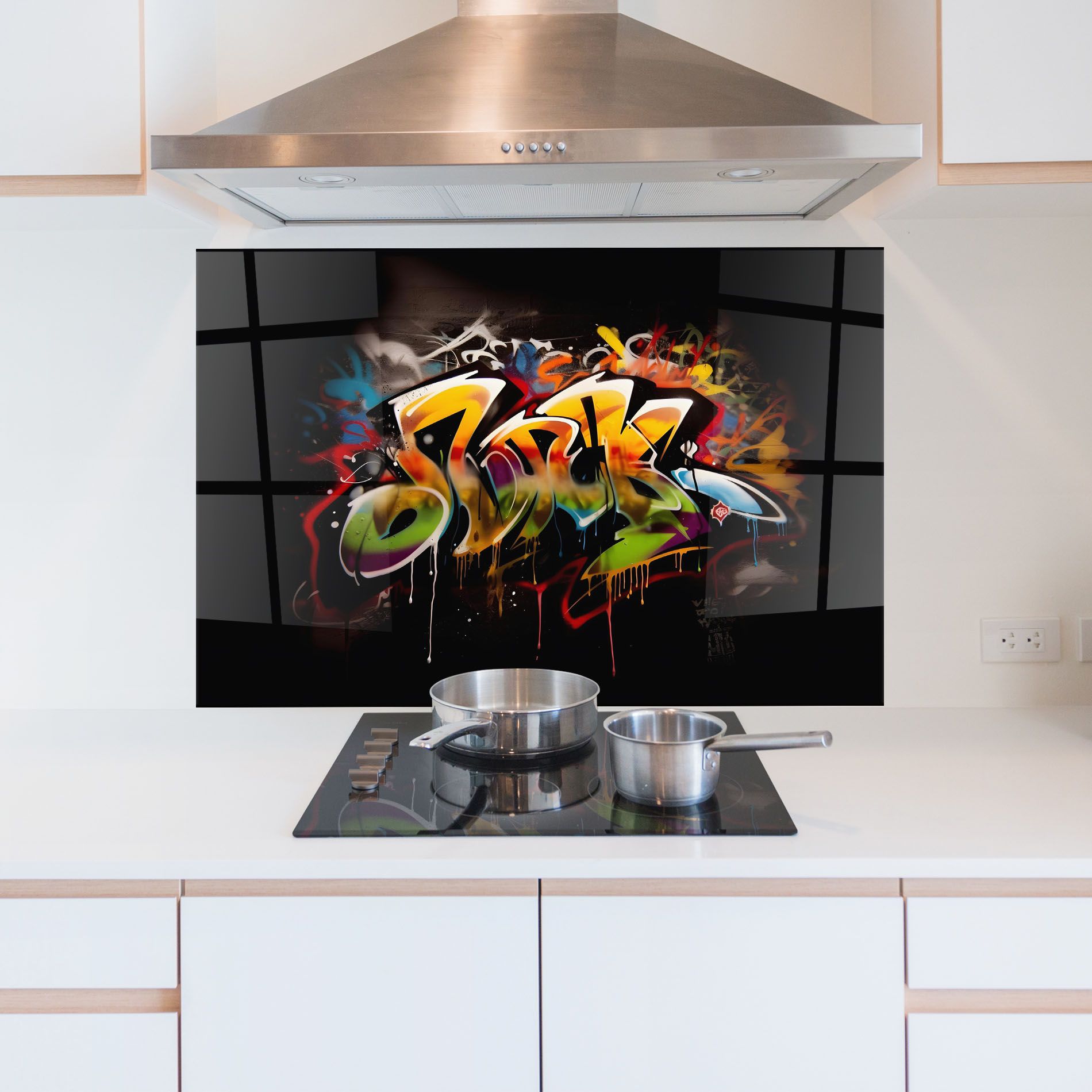 Graffiti Style Wall mockup 5