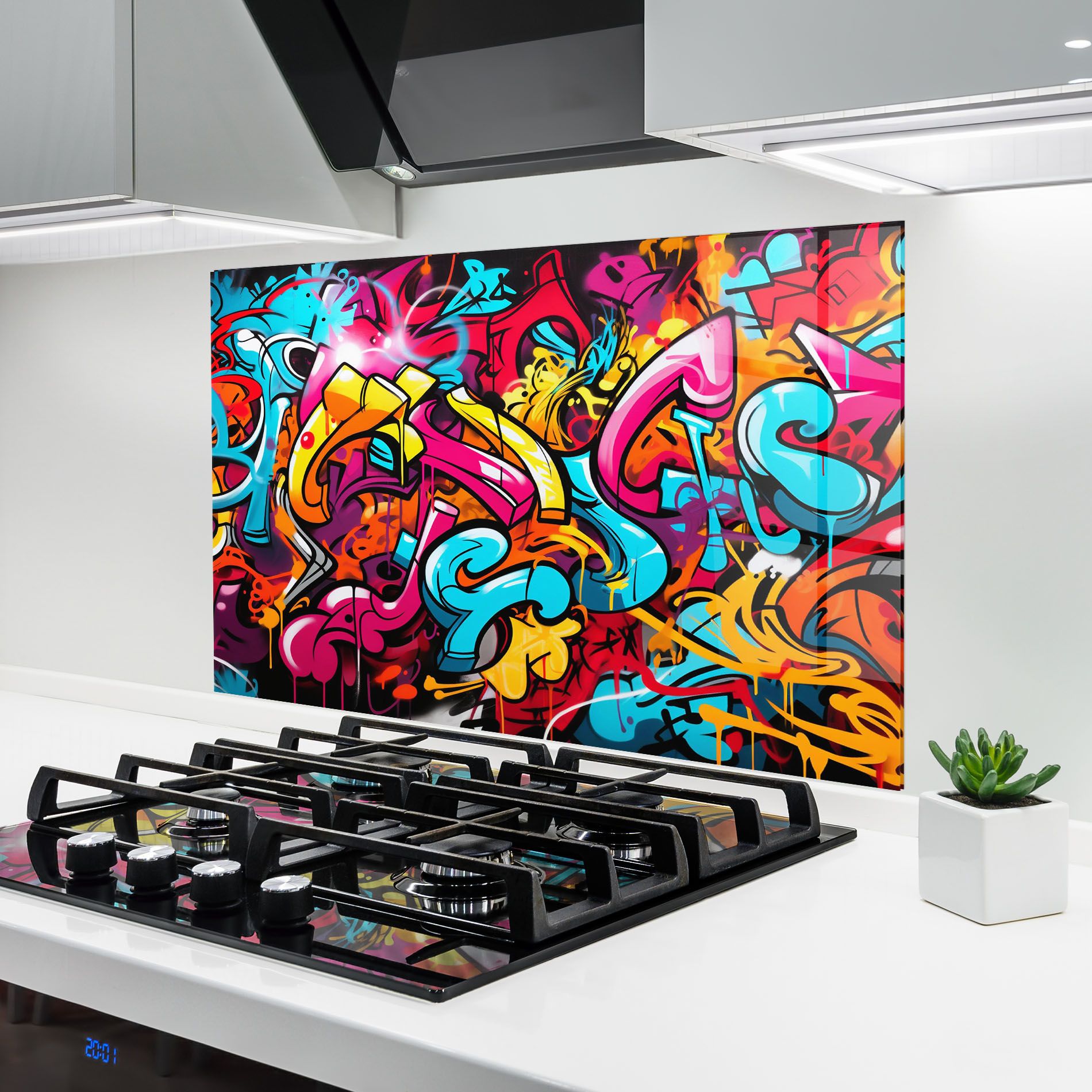 Abstract Graffiti mockup 6