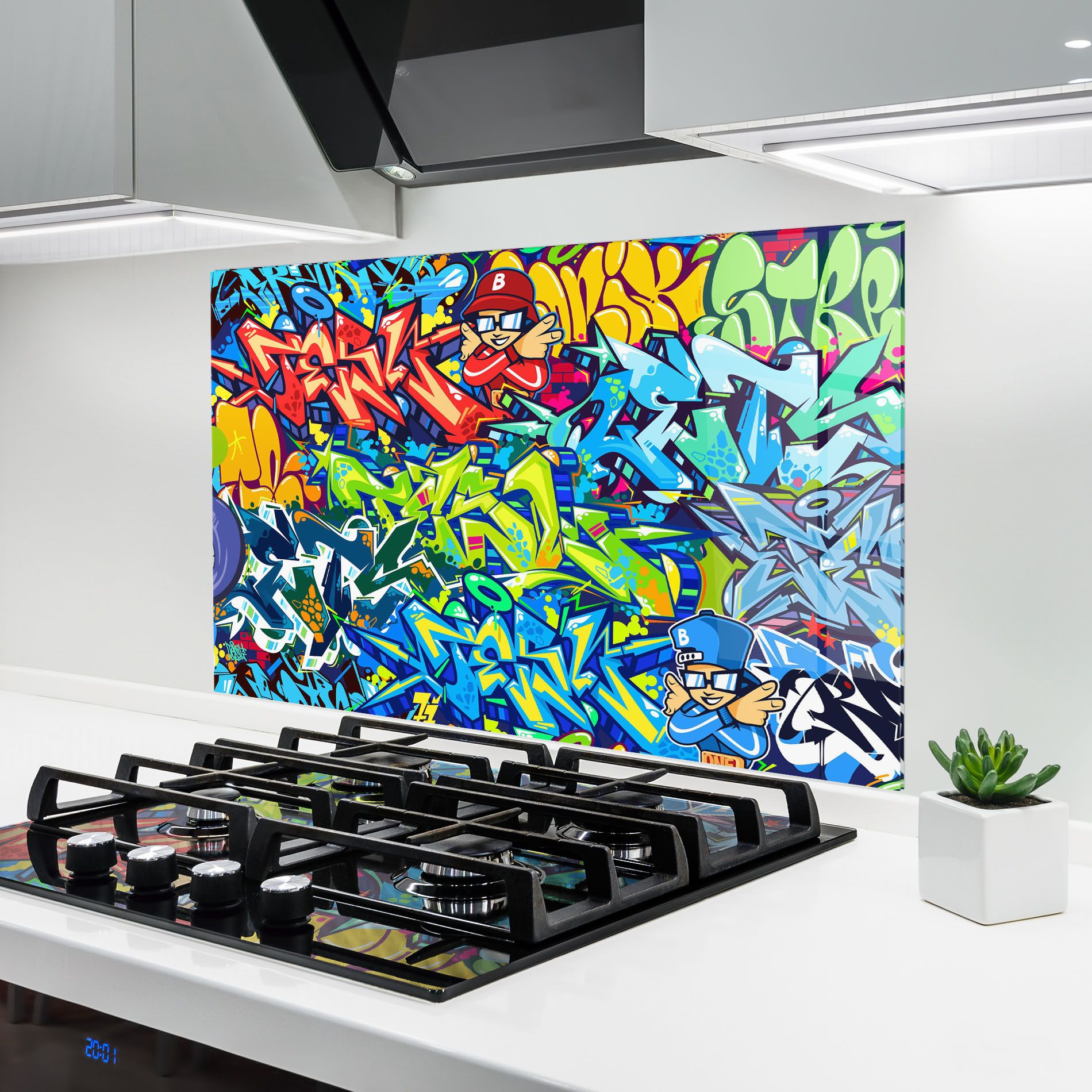 Colorful Graffiti mockup 6