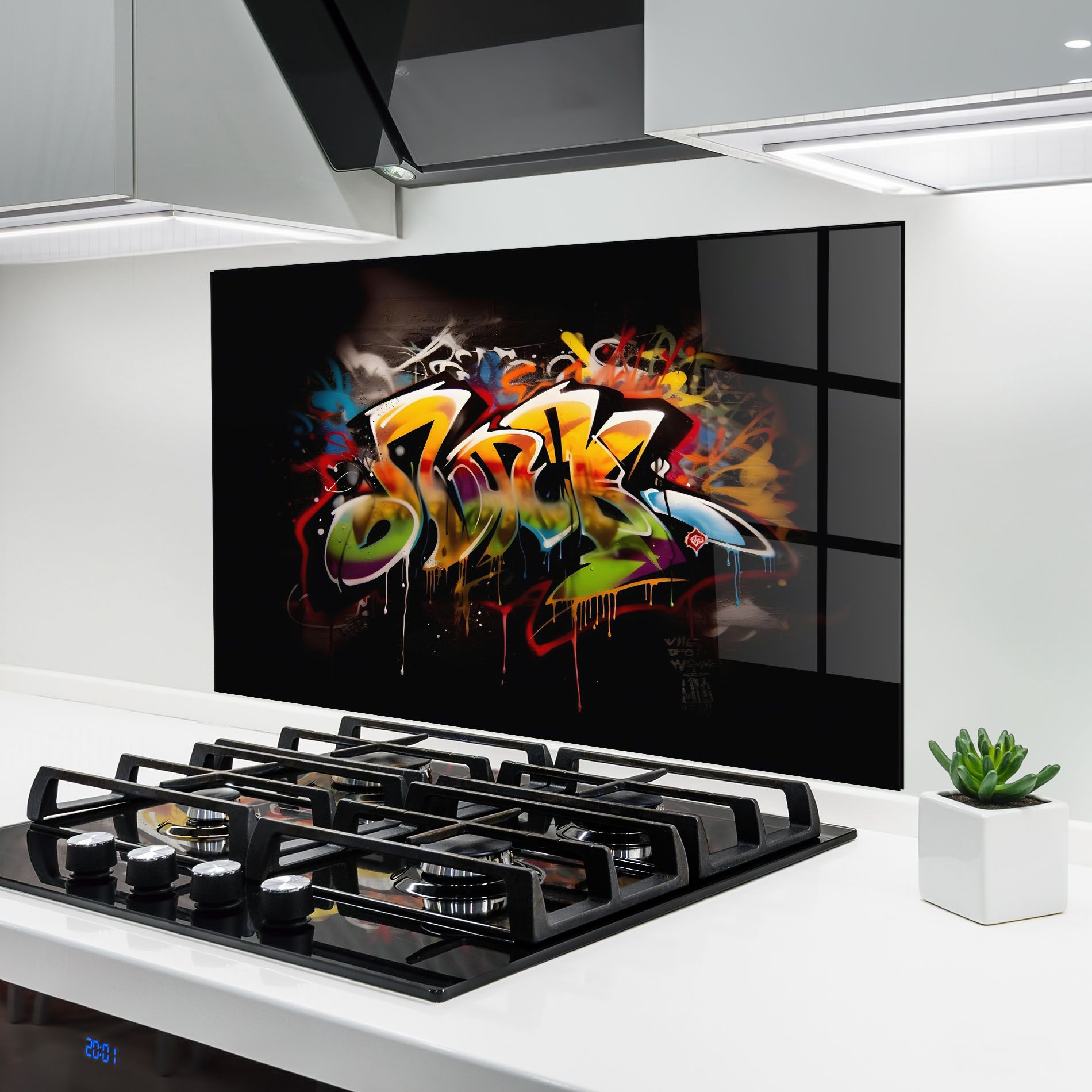 Graffiti Style Wall mockup 6
