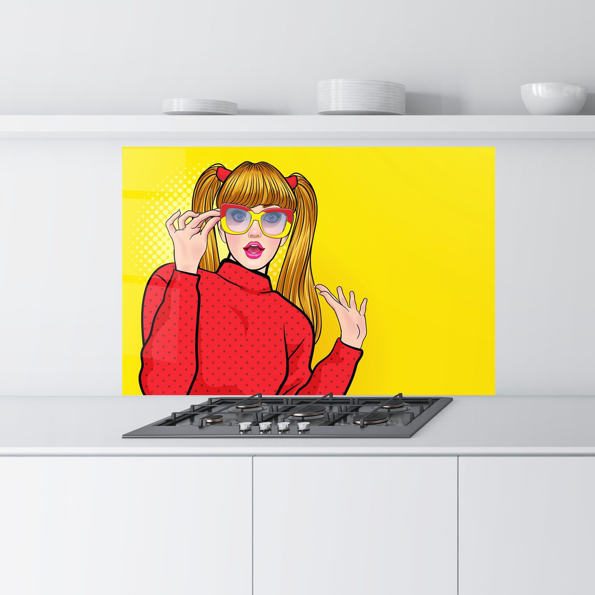 Pop Woman Surprised mockup 9
