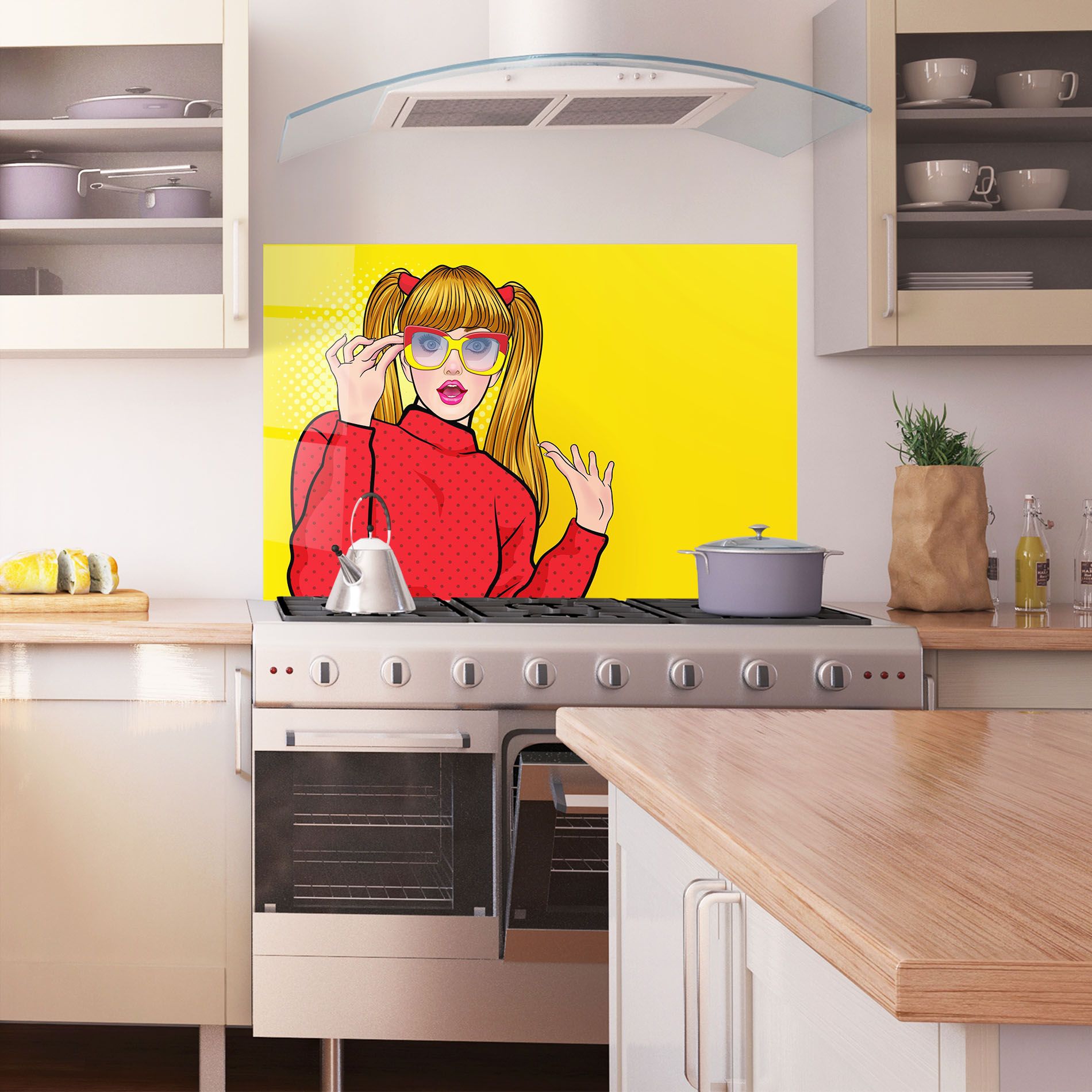 Pop Woman Surprised mockup 1