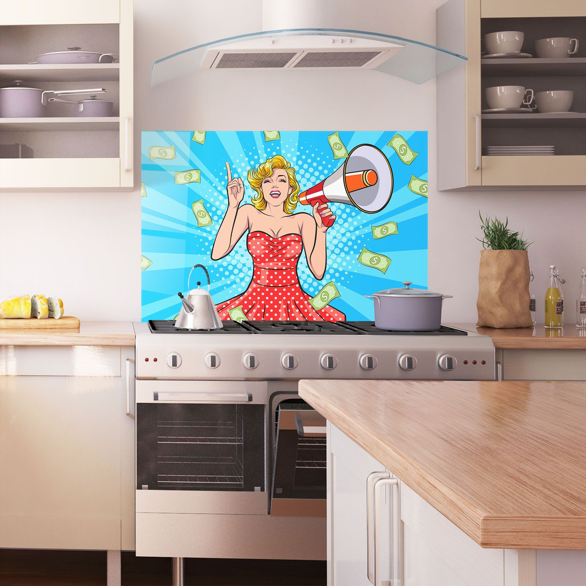 Woman Pop Money mockup 1