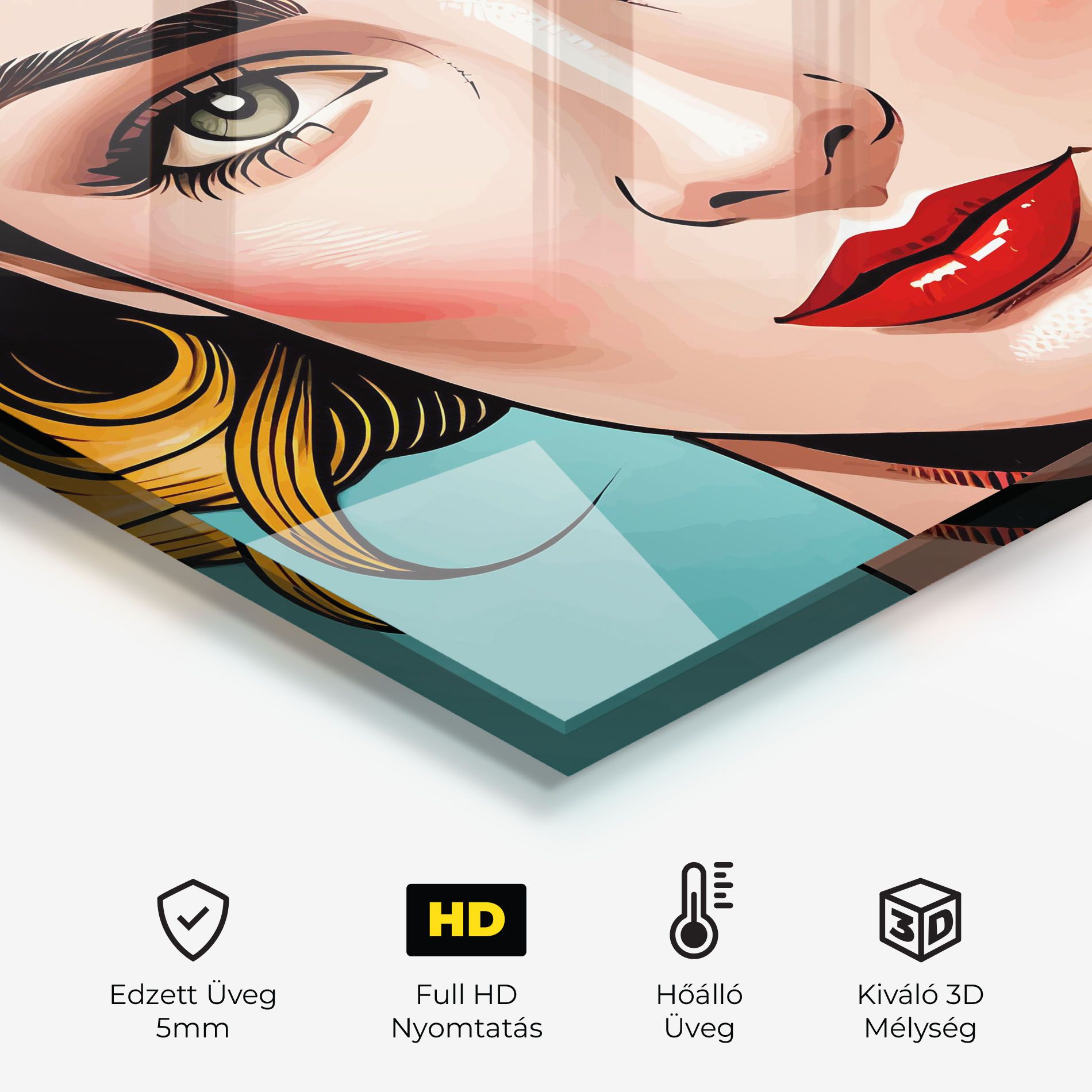 Pop Blonde Lady mockup 2