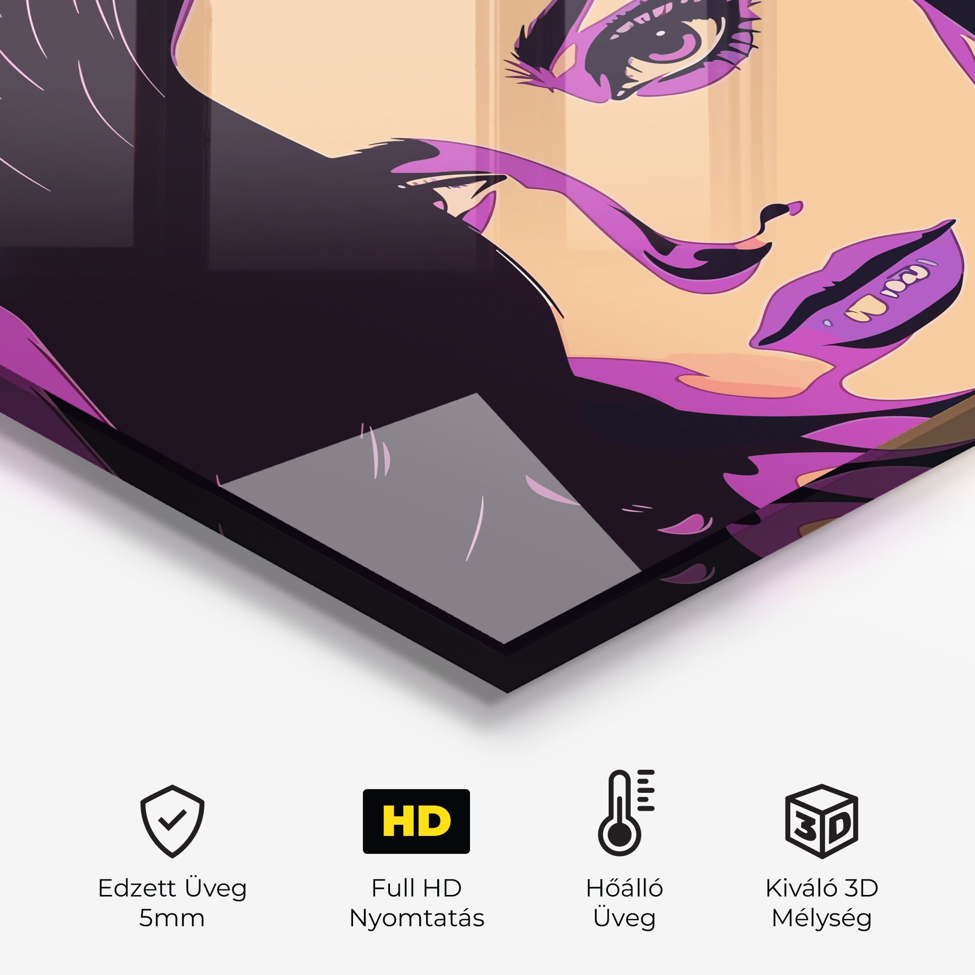 Pop Purple Woman mockup 2