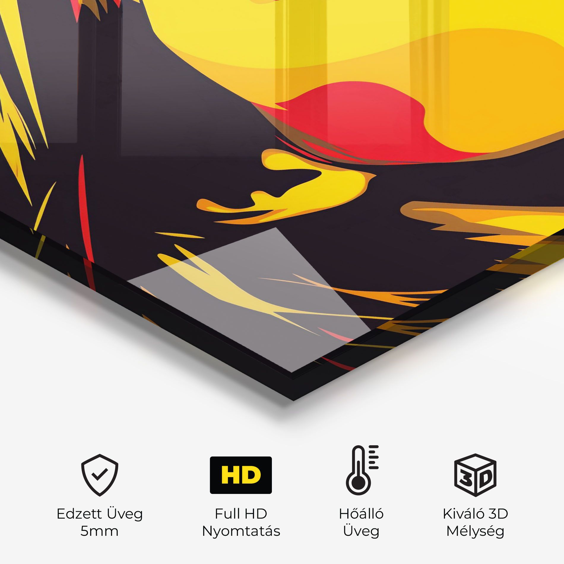 Pop Red Yellow Girl mockup 2