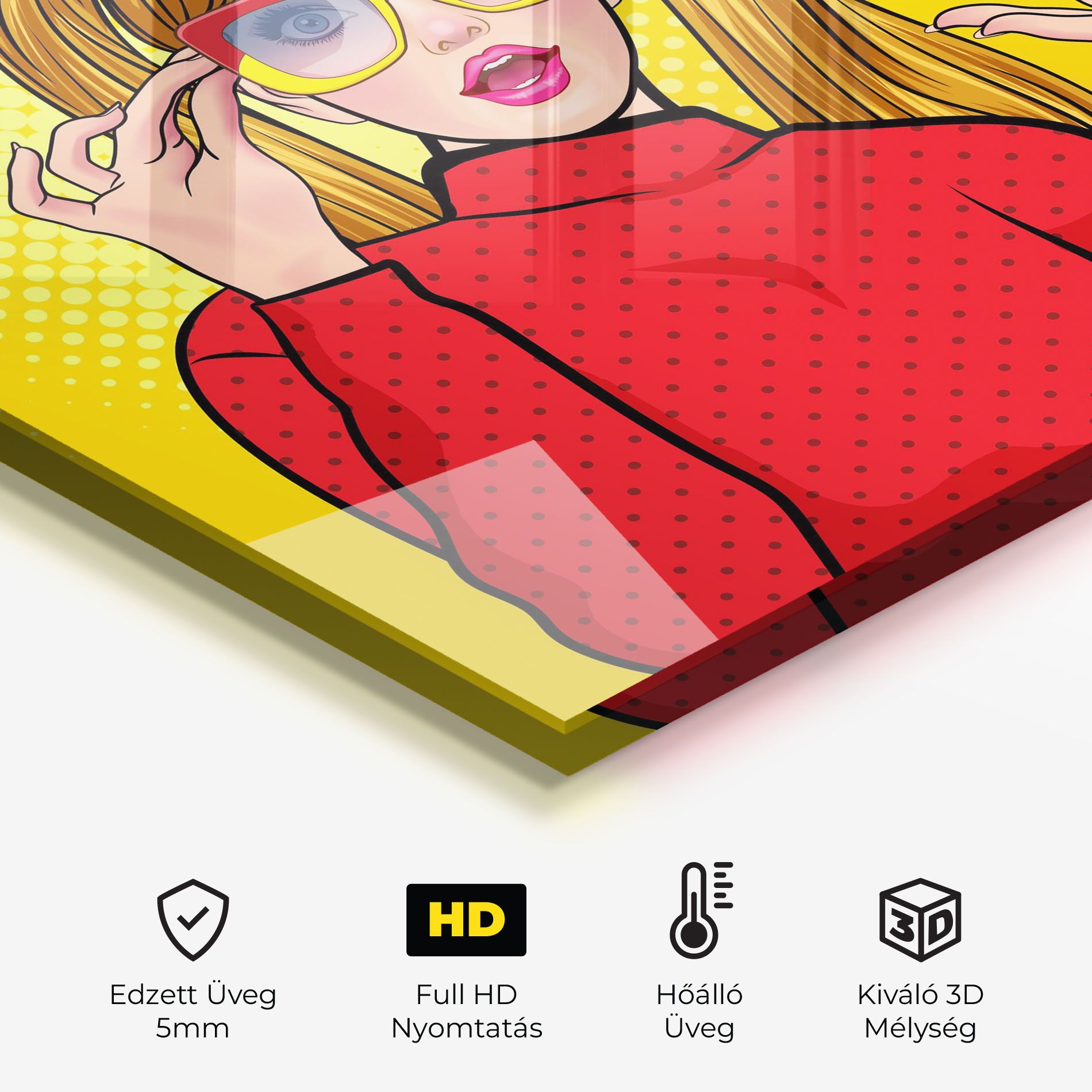 Pop Woman Surprised mockup 2