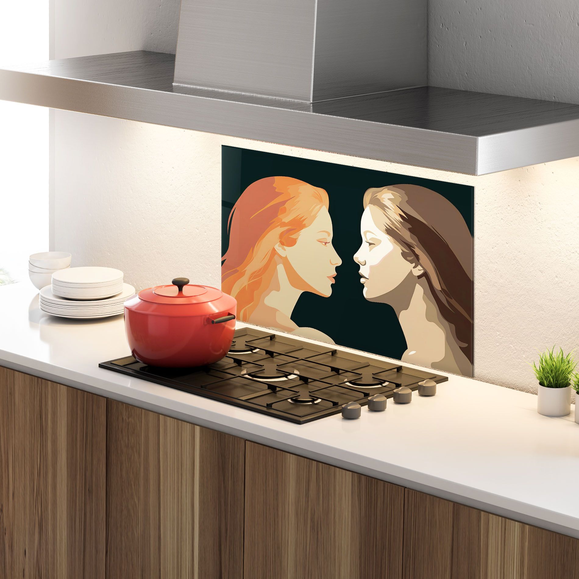 Orange Pop Girl mockup 4