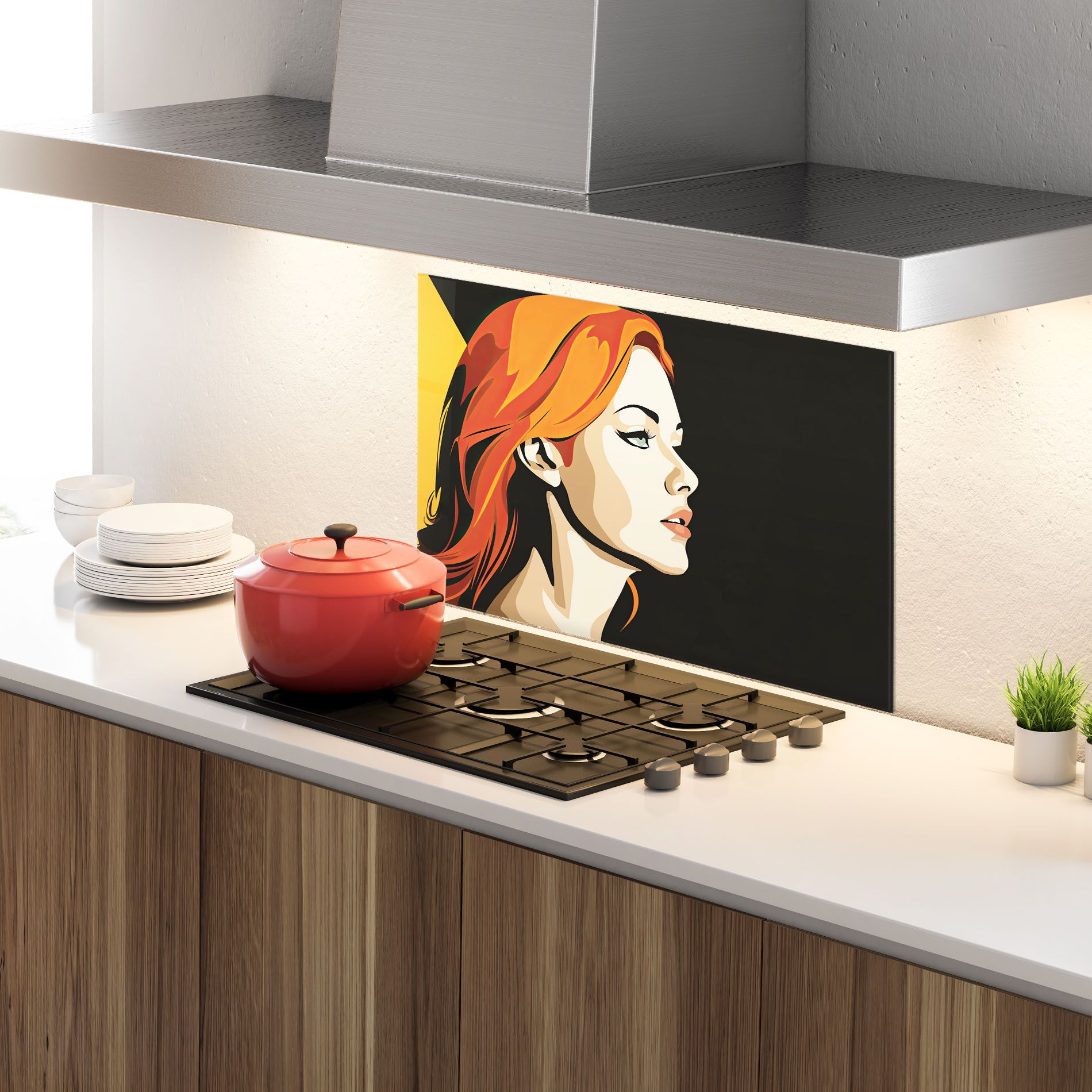 Orange Pop Hair mockup 4