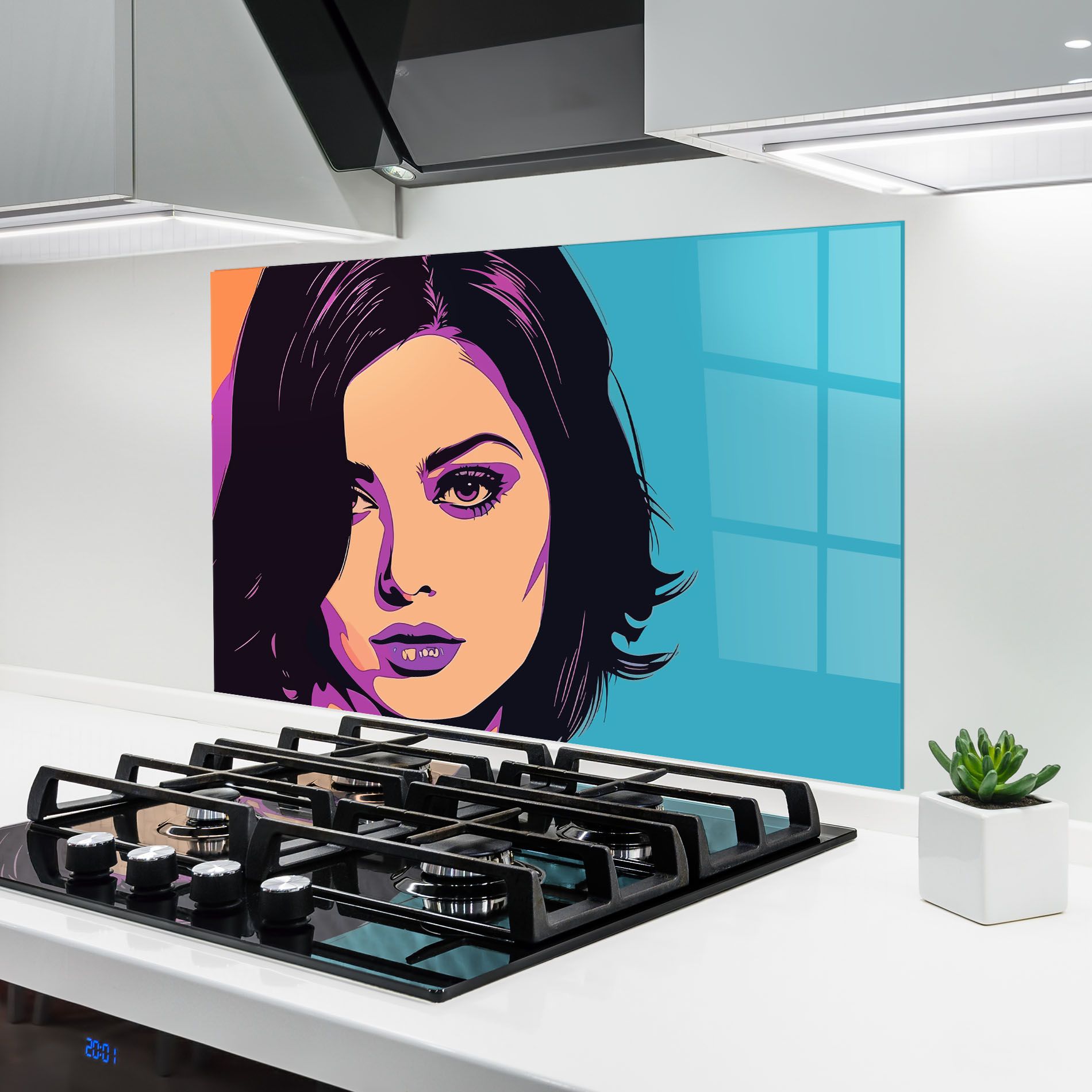 Pop Purple Woman mockup 6