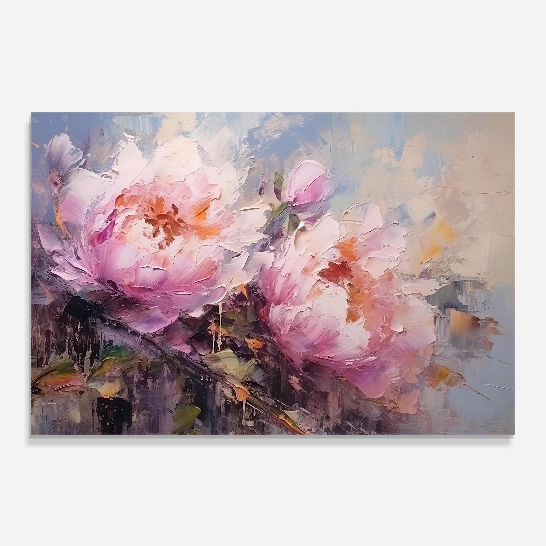 Konyhai üveg hátfal Peony Art mockup 0