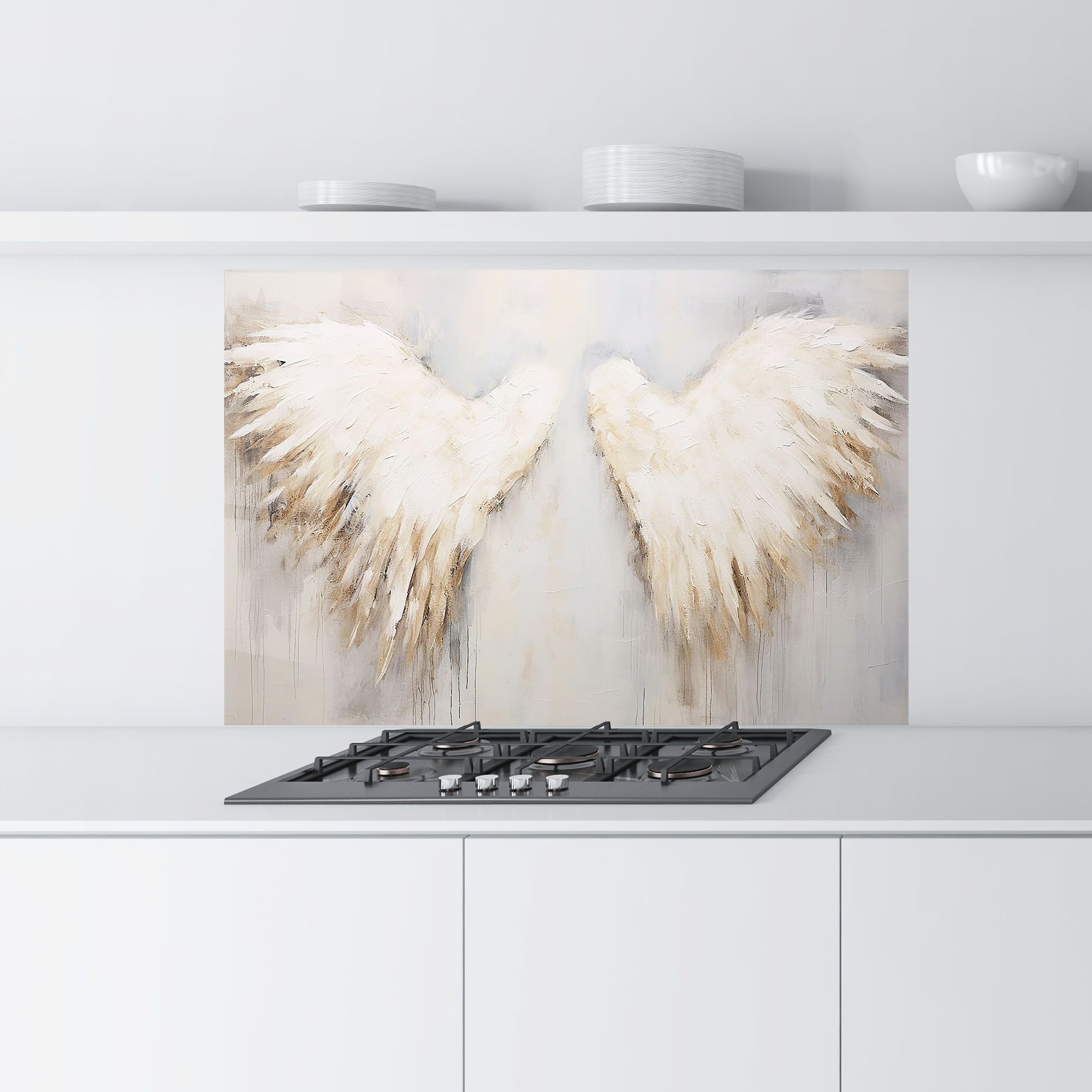 Cream White Wings mockup 9