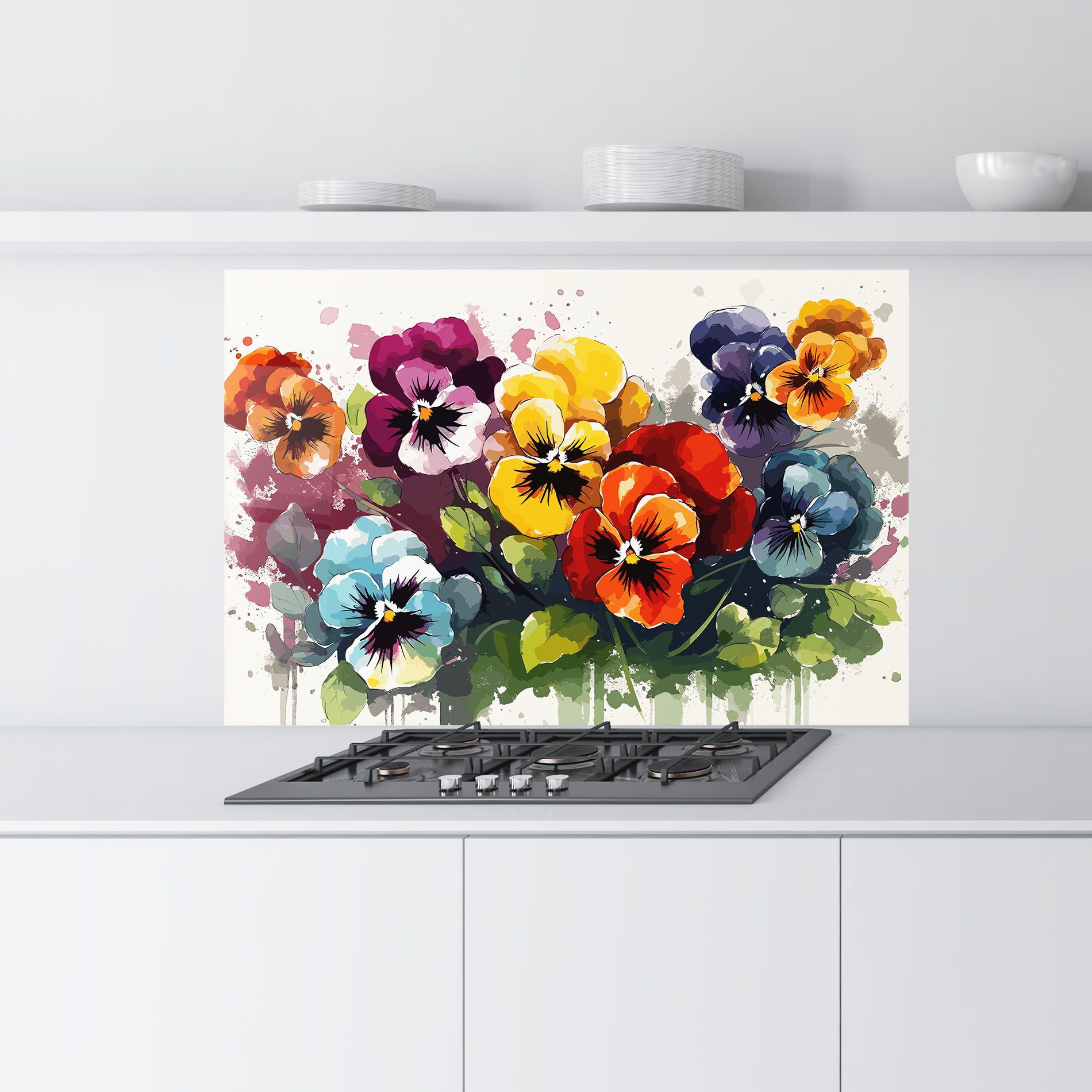 Mix Paint Flowers mockup 9