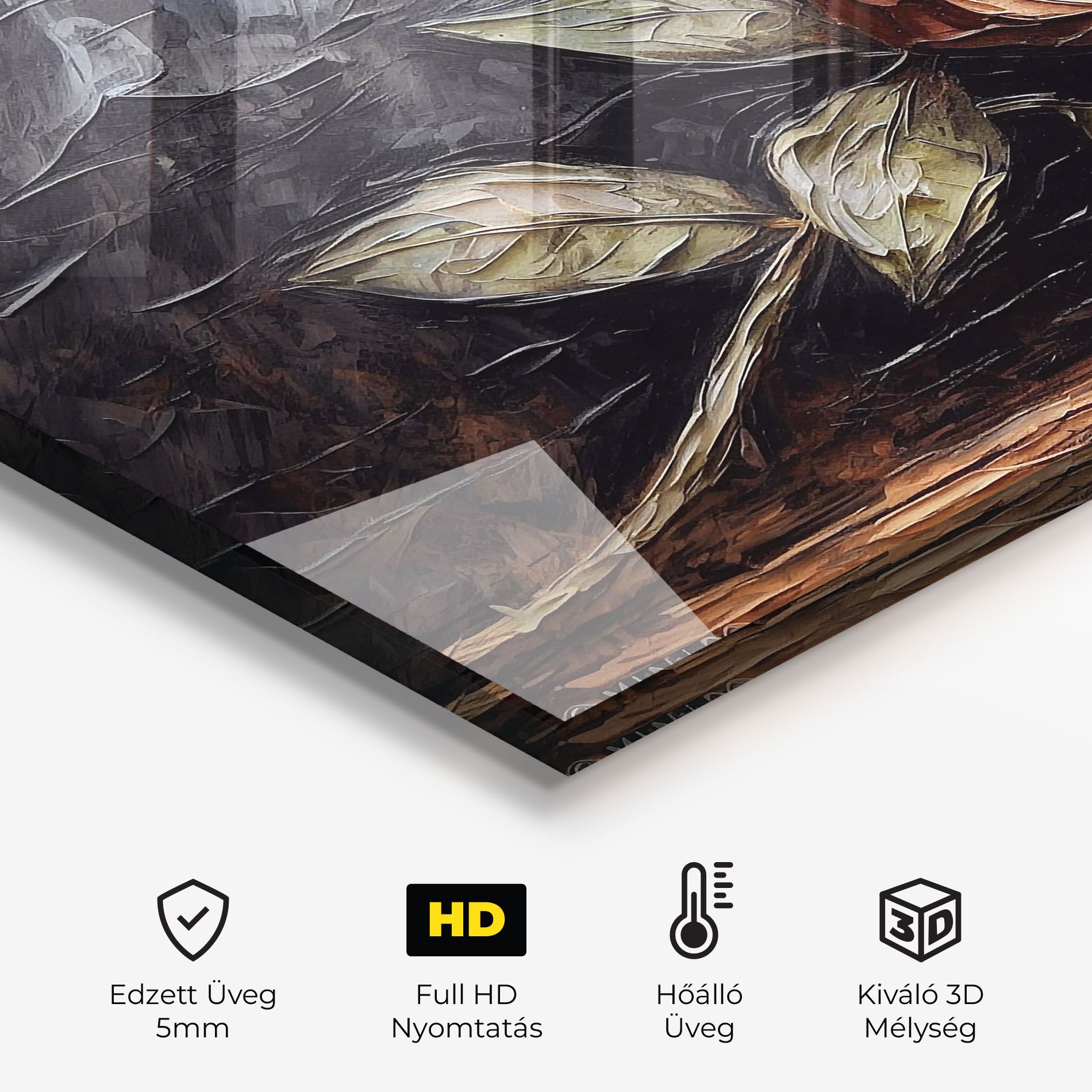 Dirty Red Rose Art mockup 2