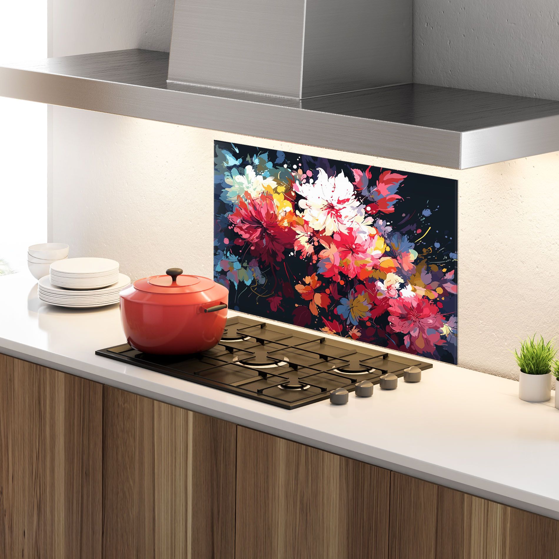 Flower Art Texture mockup 4