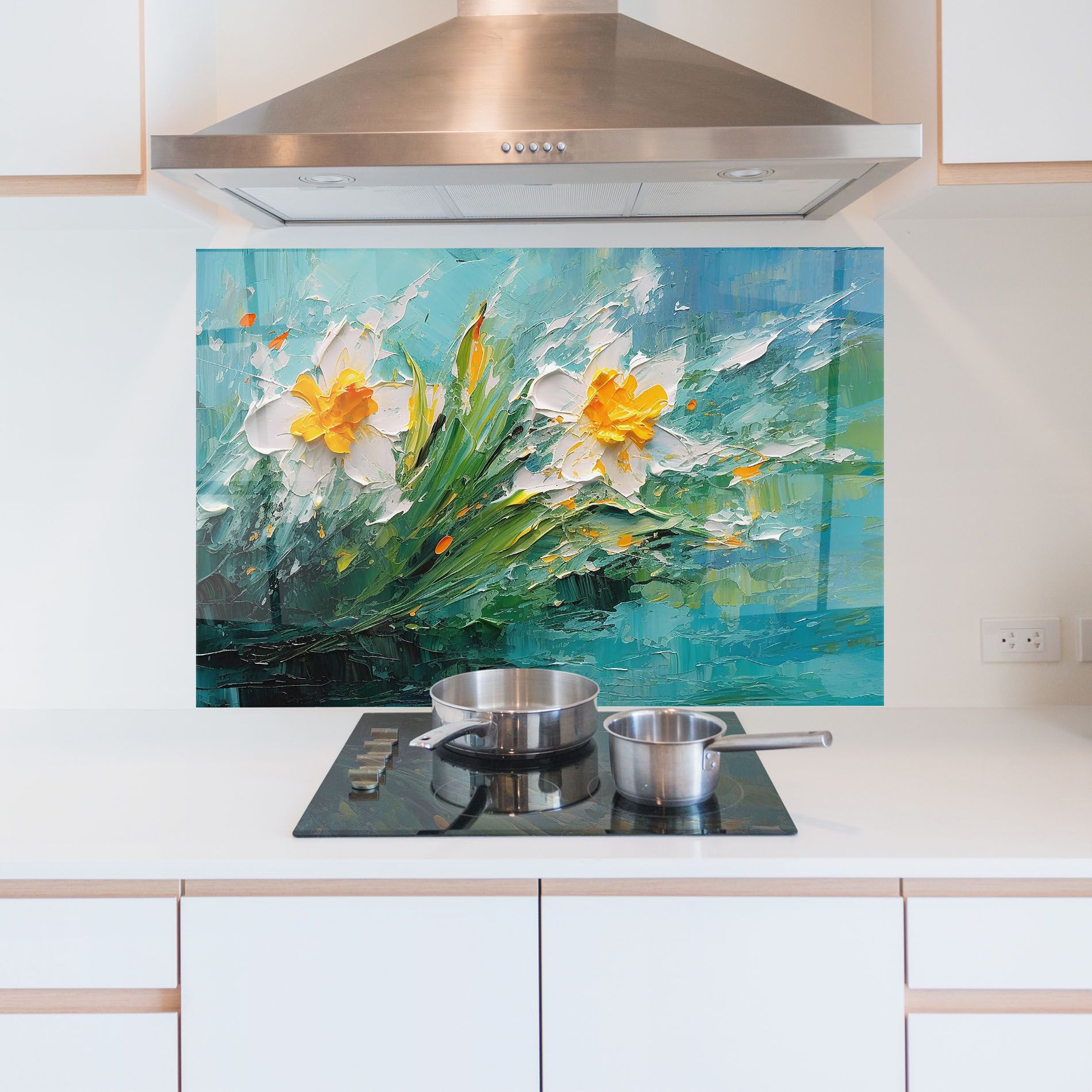 Abstract Flower Painting mockup 5