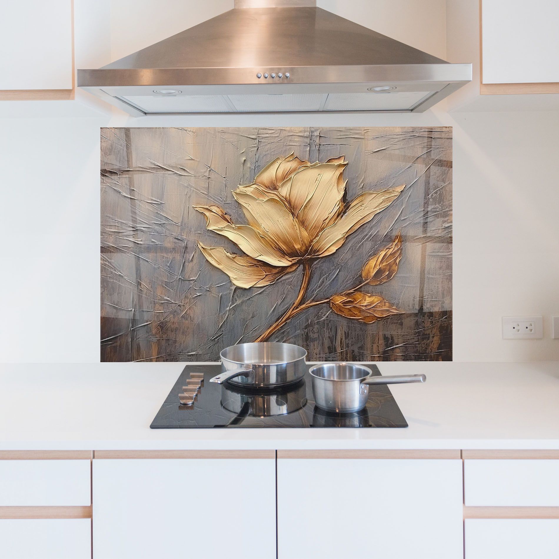 Cream Rose On Blue mockup 5