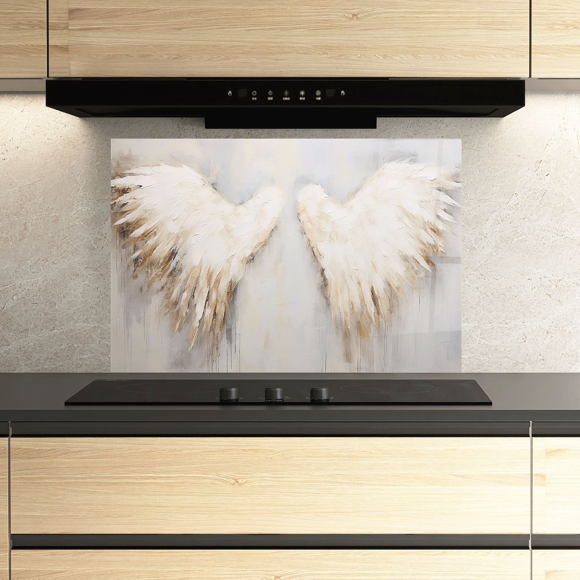 Cream White Wings mockup 3