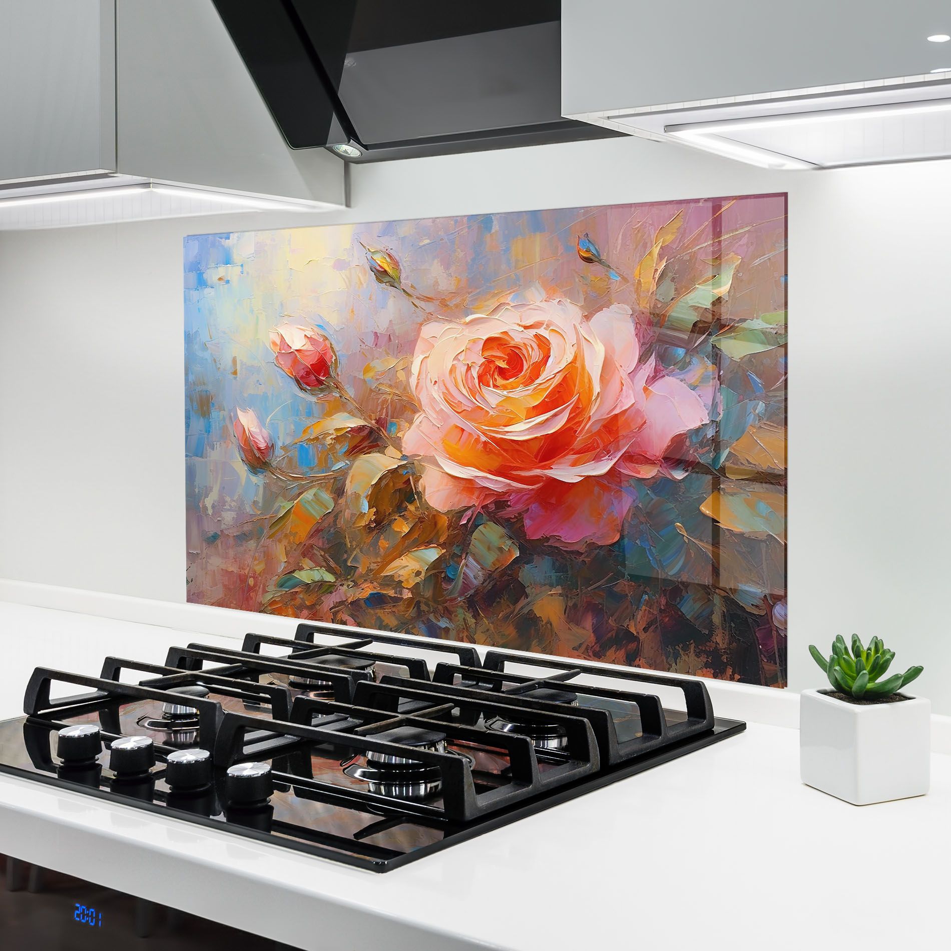 Light Pink Rose Art mockup 6