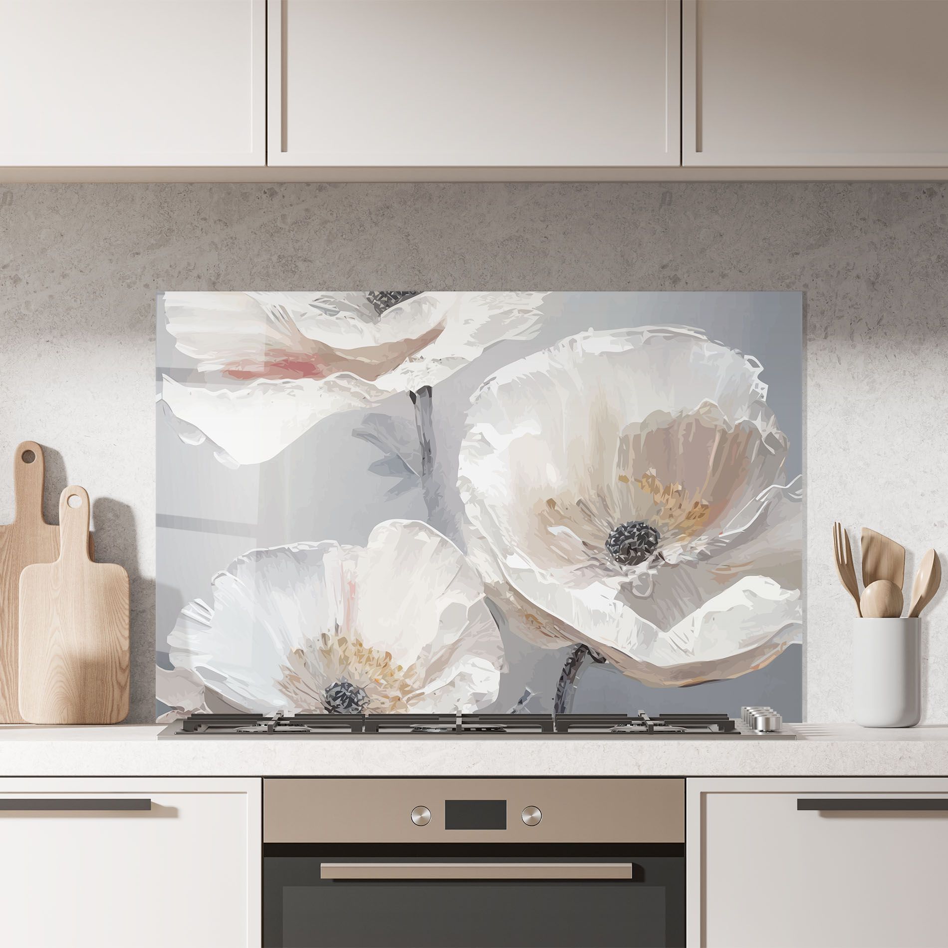 Cream Mix Flower mockup 7