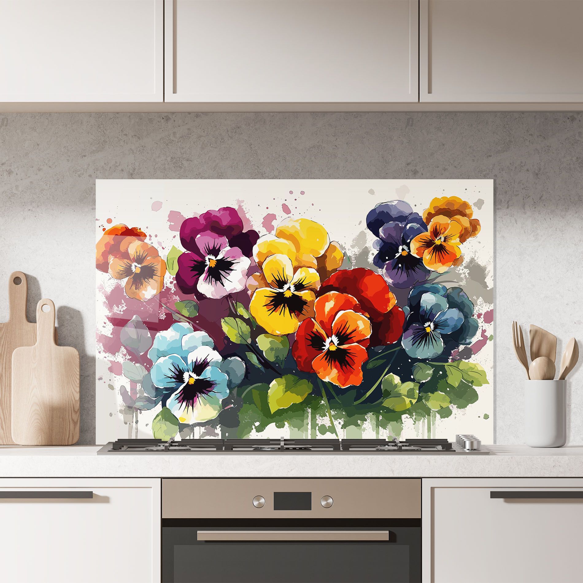 Mix Paint Flowers mockup 7