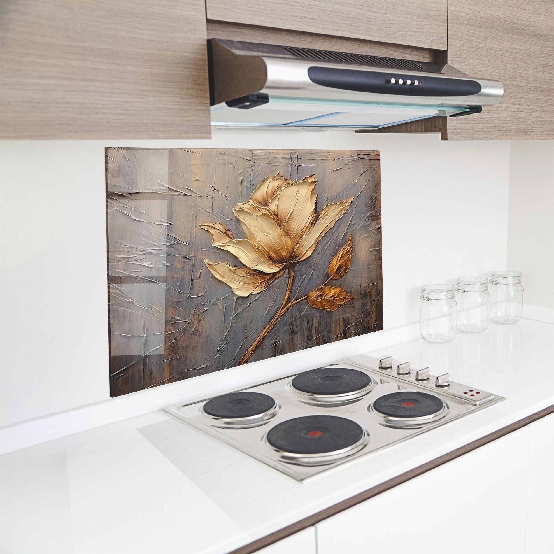 Cream Rose On Blue mockup 8