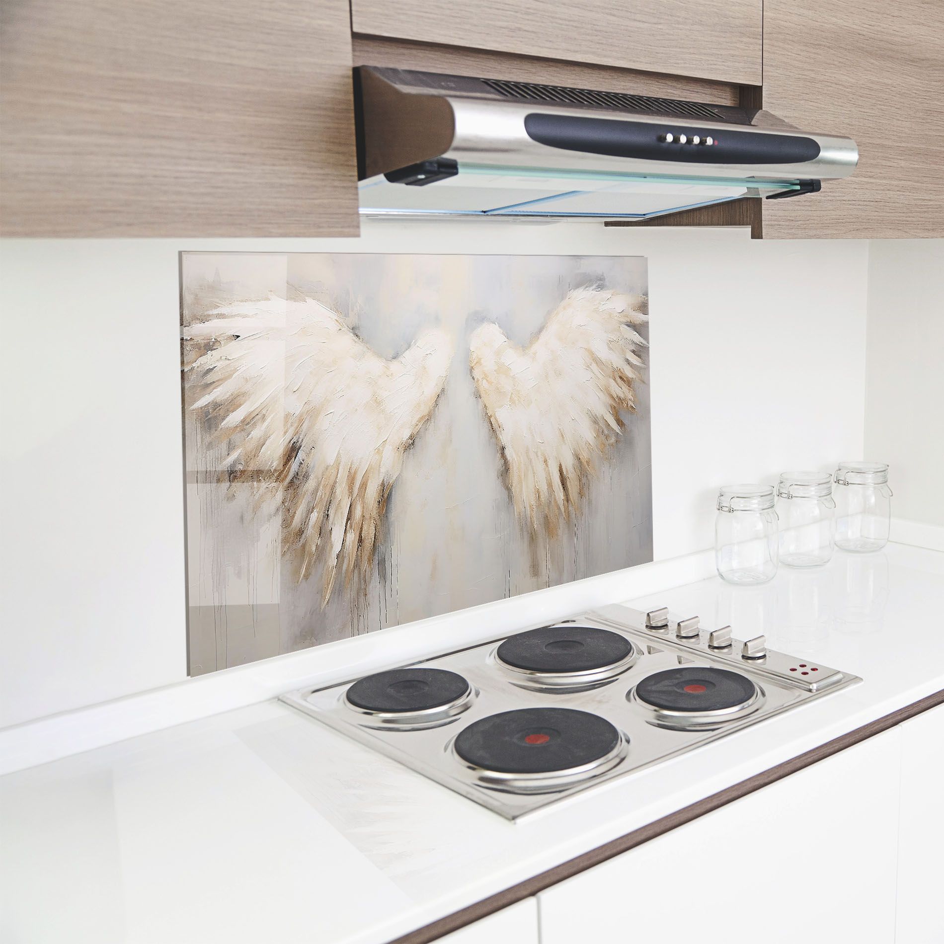 Cream White Wings mockup 8