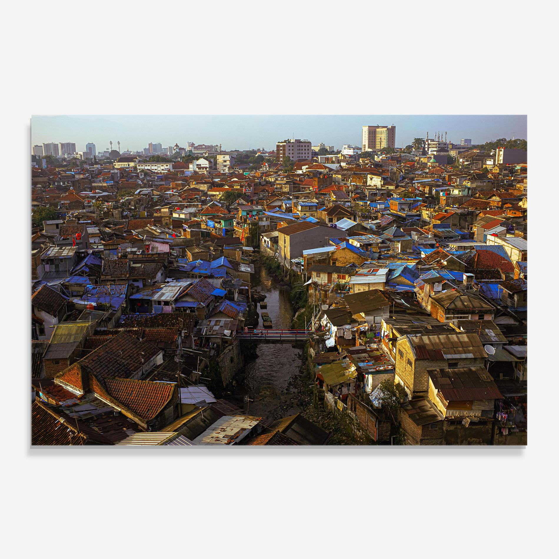 Konyhai üveg hátfal Bandung Golden Hour mockup 0