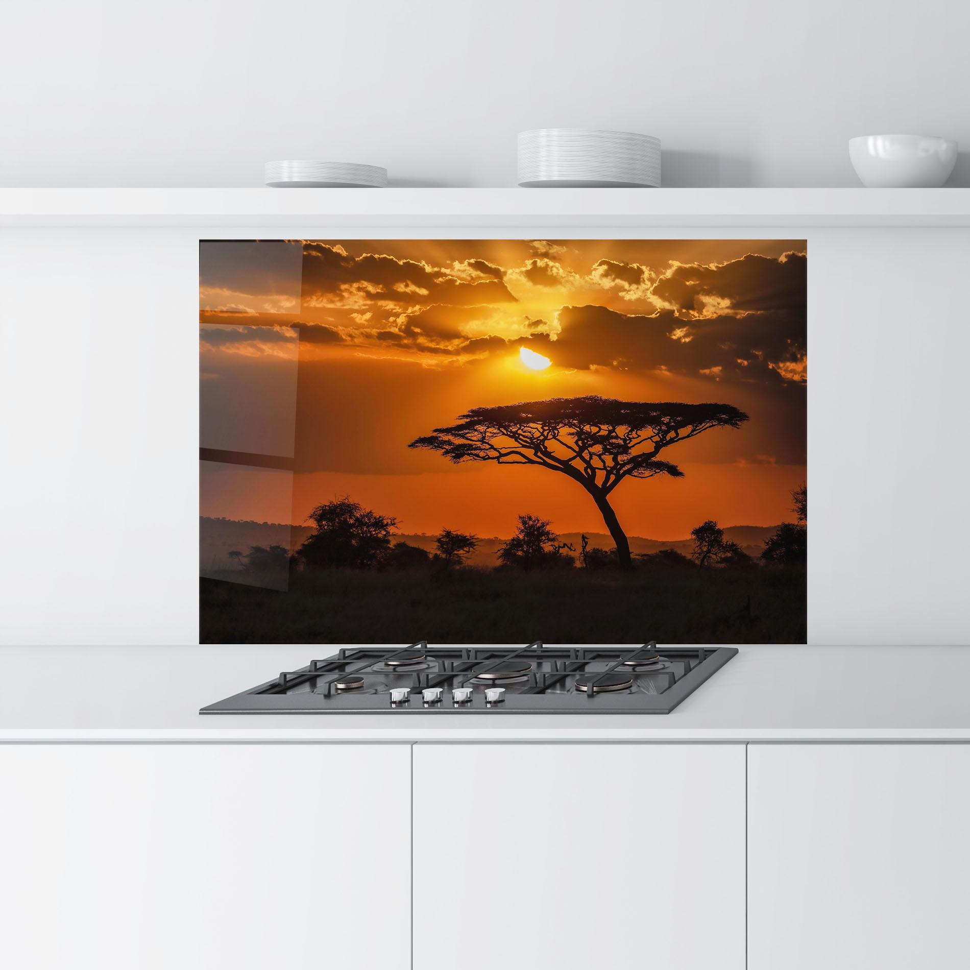 Konyhai üveg hátfal Mesmerizing View mockup 9