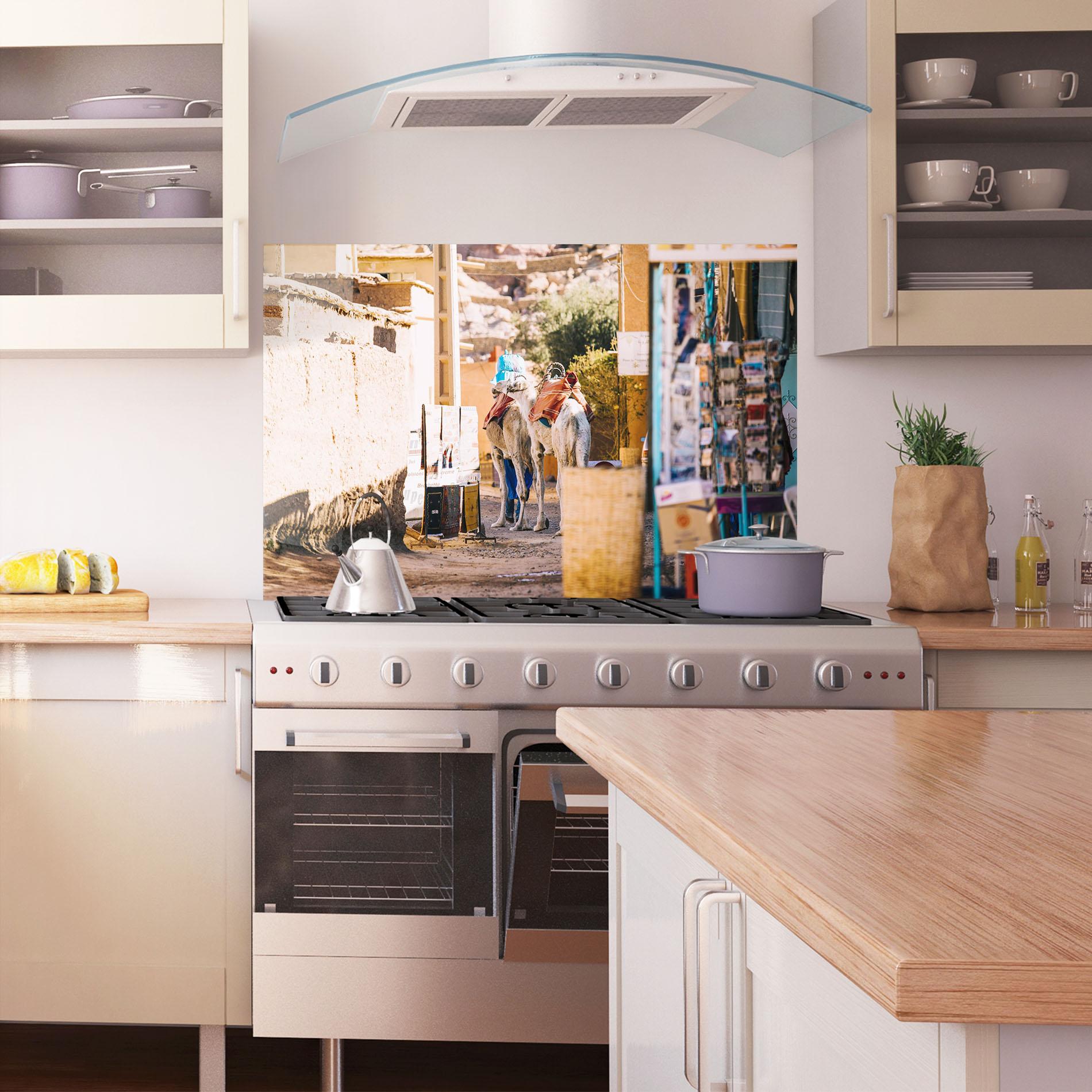 Konyhai üveg hátfal Marrakesh mockup 1