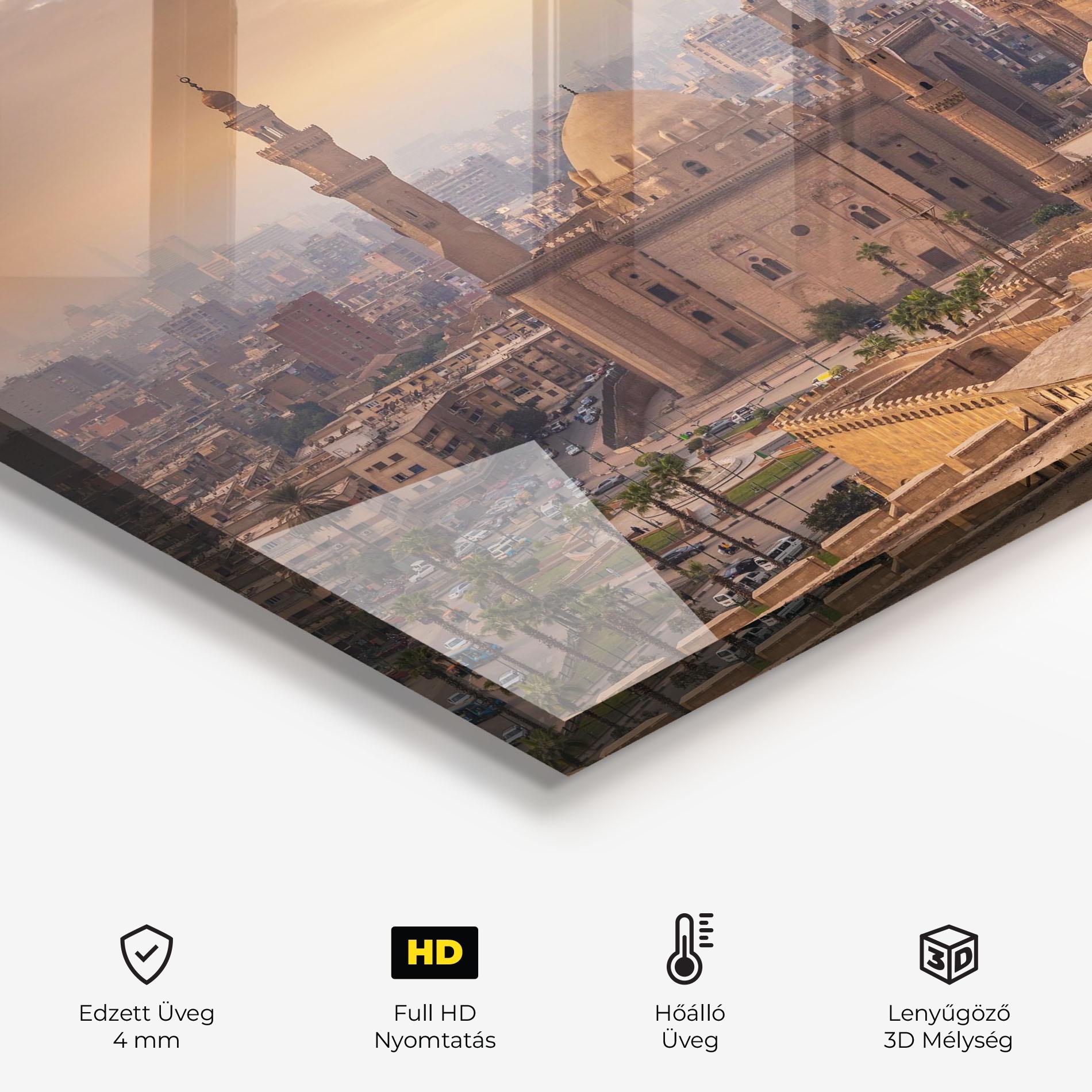 Konyhai üveg hátfal Mosque Madrasa View mockup 2