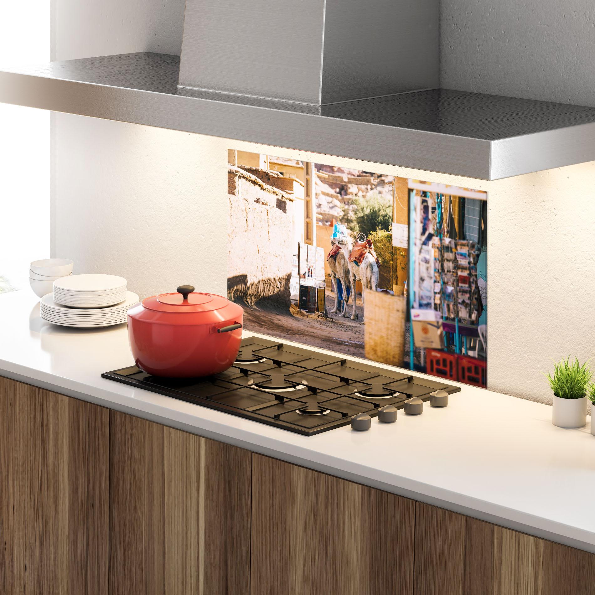 Konyhai üveg hátfal Marrakesh mockup 4