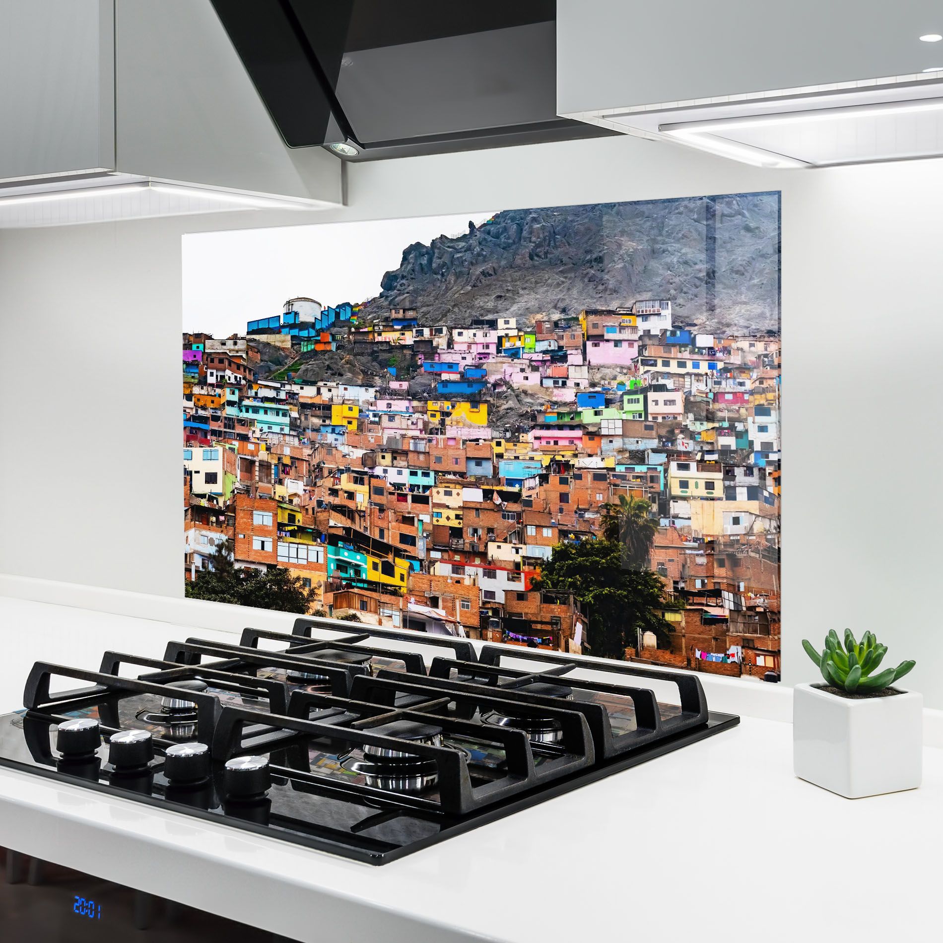 Colorful Slum Buildings mockup 6