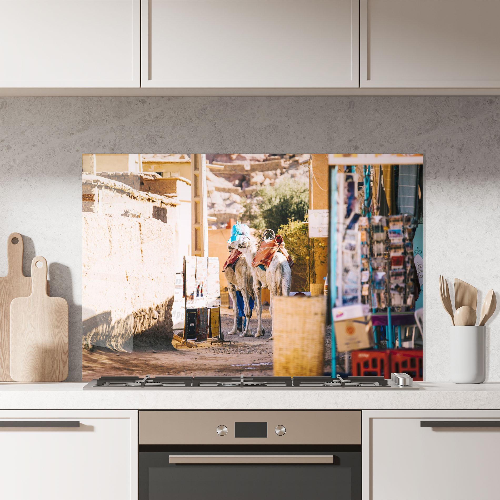 Konyhai üveg hátfal Marrakesh mockup 7