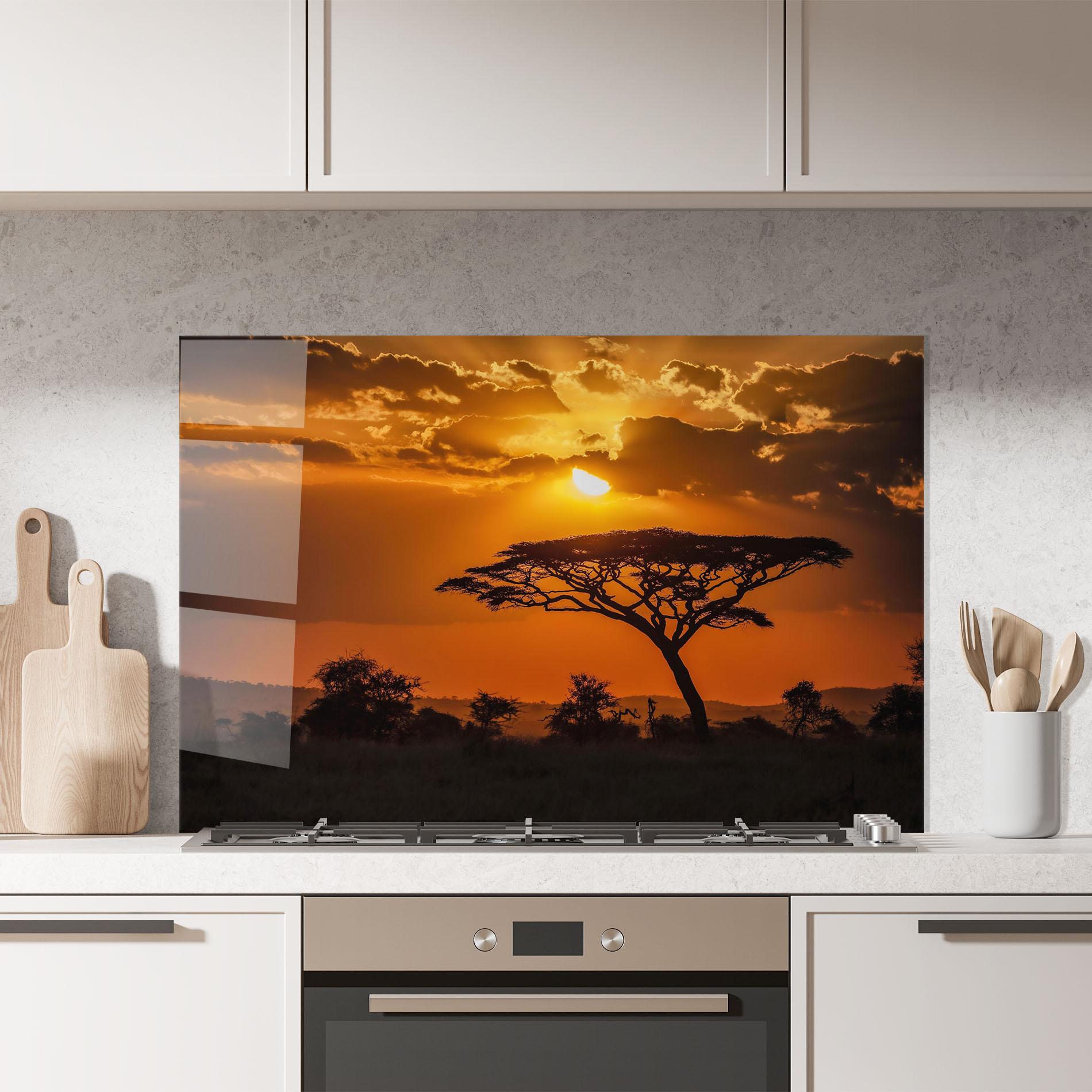 Konyhai üveg hátfal Mesmerizing View mockup 7