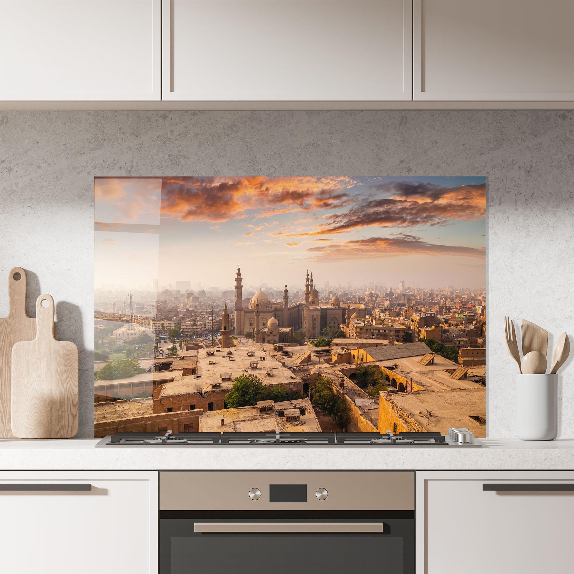 Konyhai üveg hátfal Mosque Madrasa mockup 7