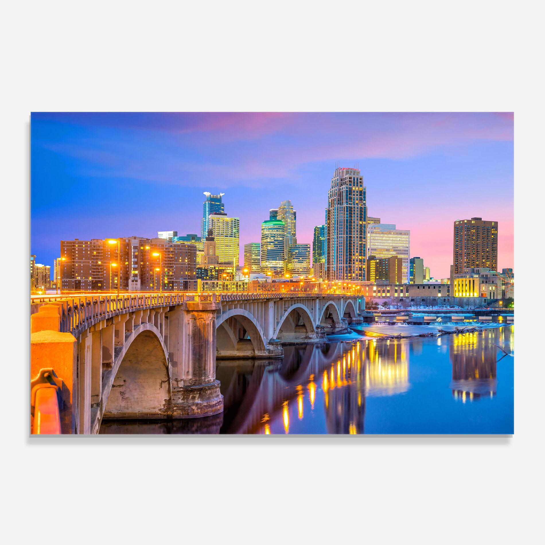 Konyhai üveg hátfal Minnesota Usa mockup 0