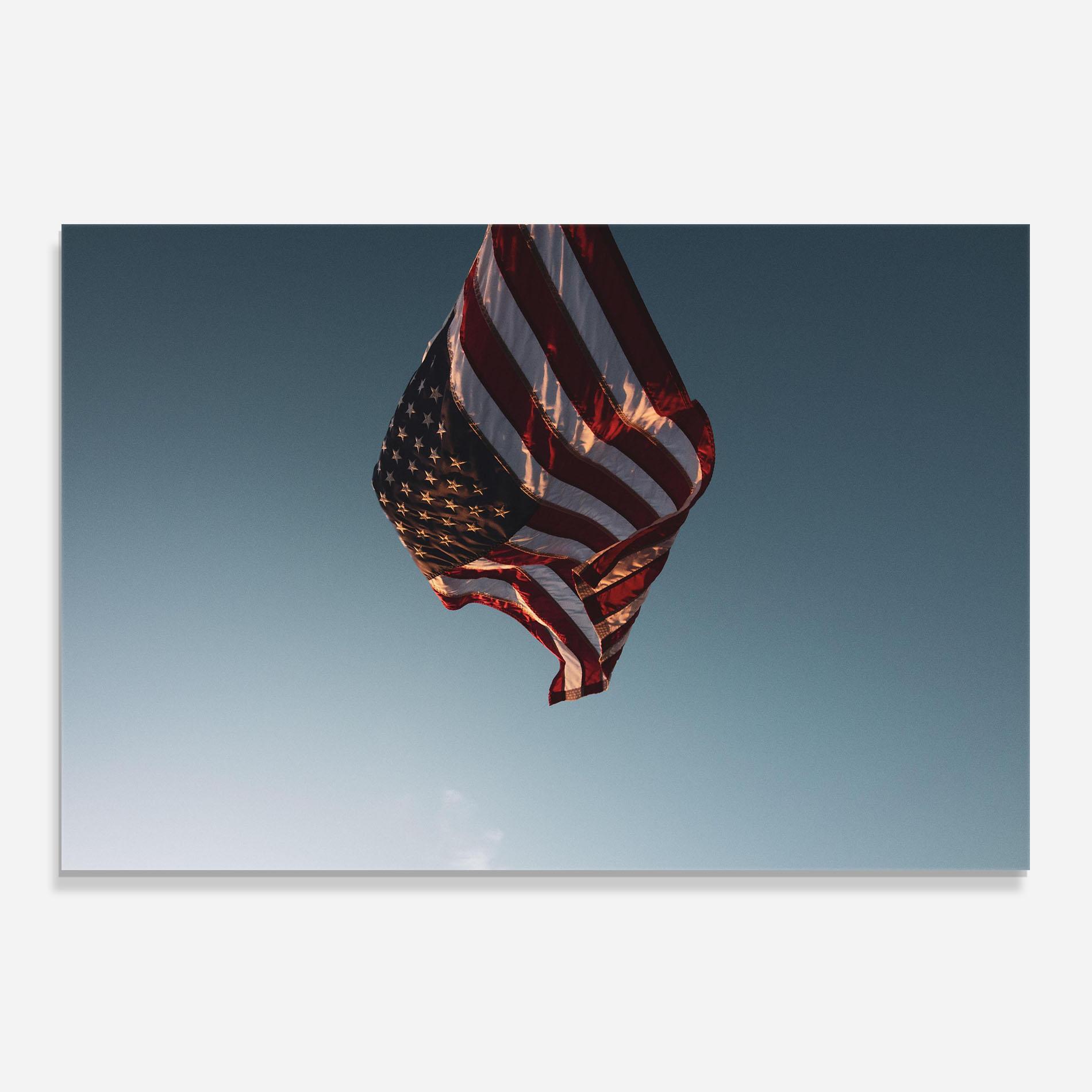 Konyhai üveg hátfal Usa Flag mockup 0