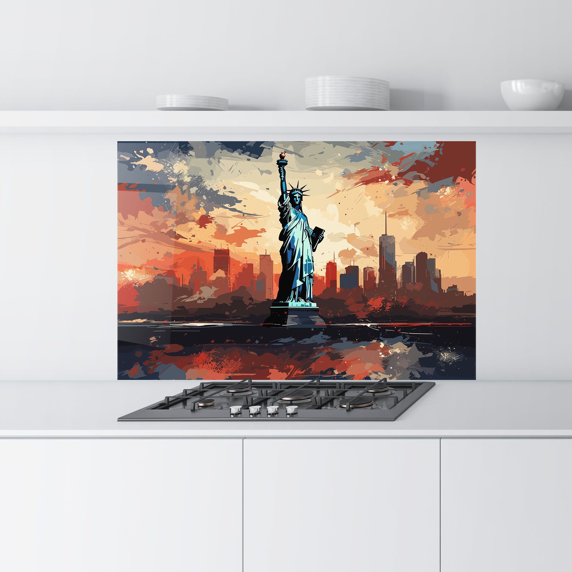United States Statue mockup 9
