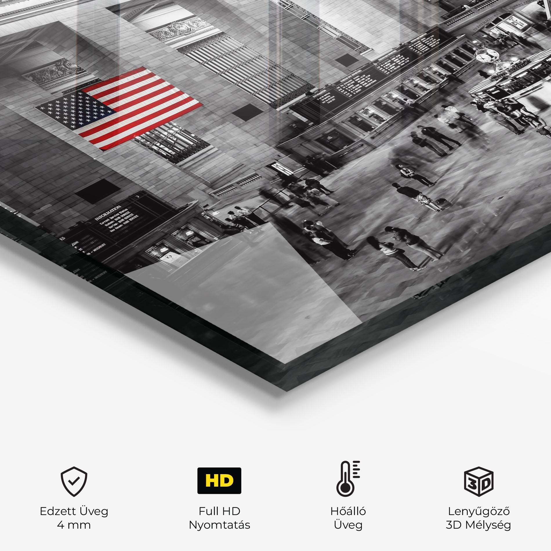 Konyhai üveg hátfal New York Station mockup 2