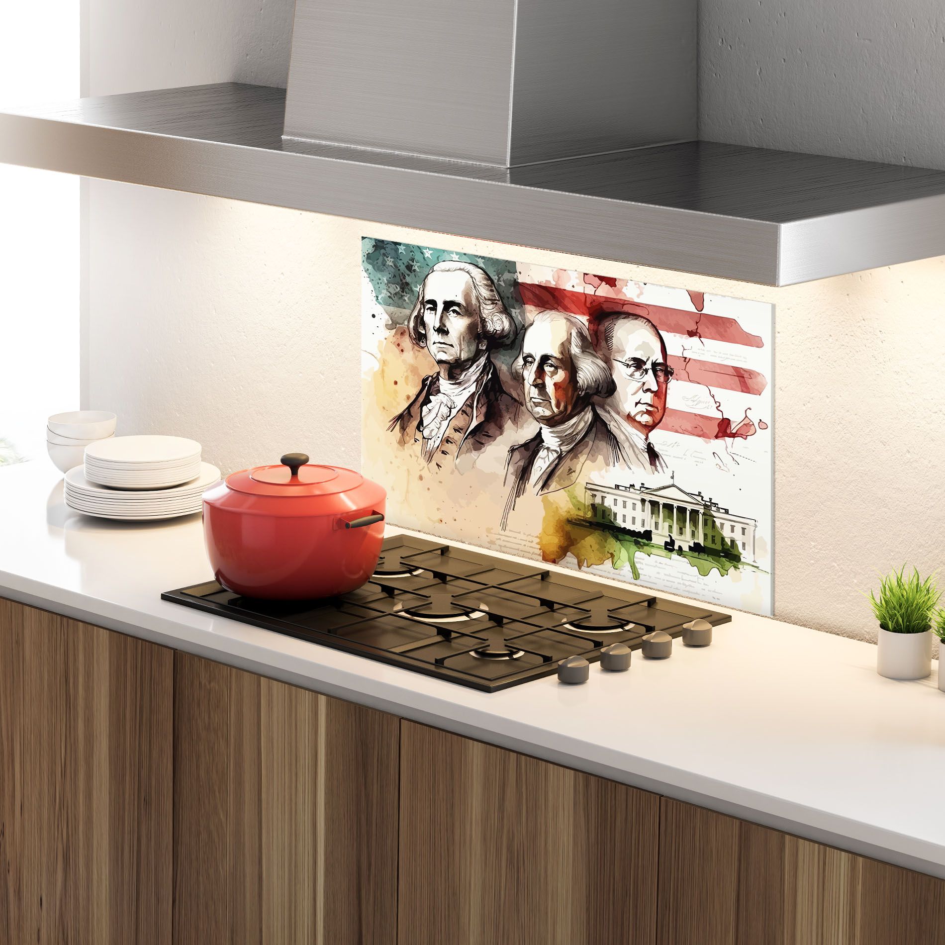 American Art Flag mockup 4