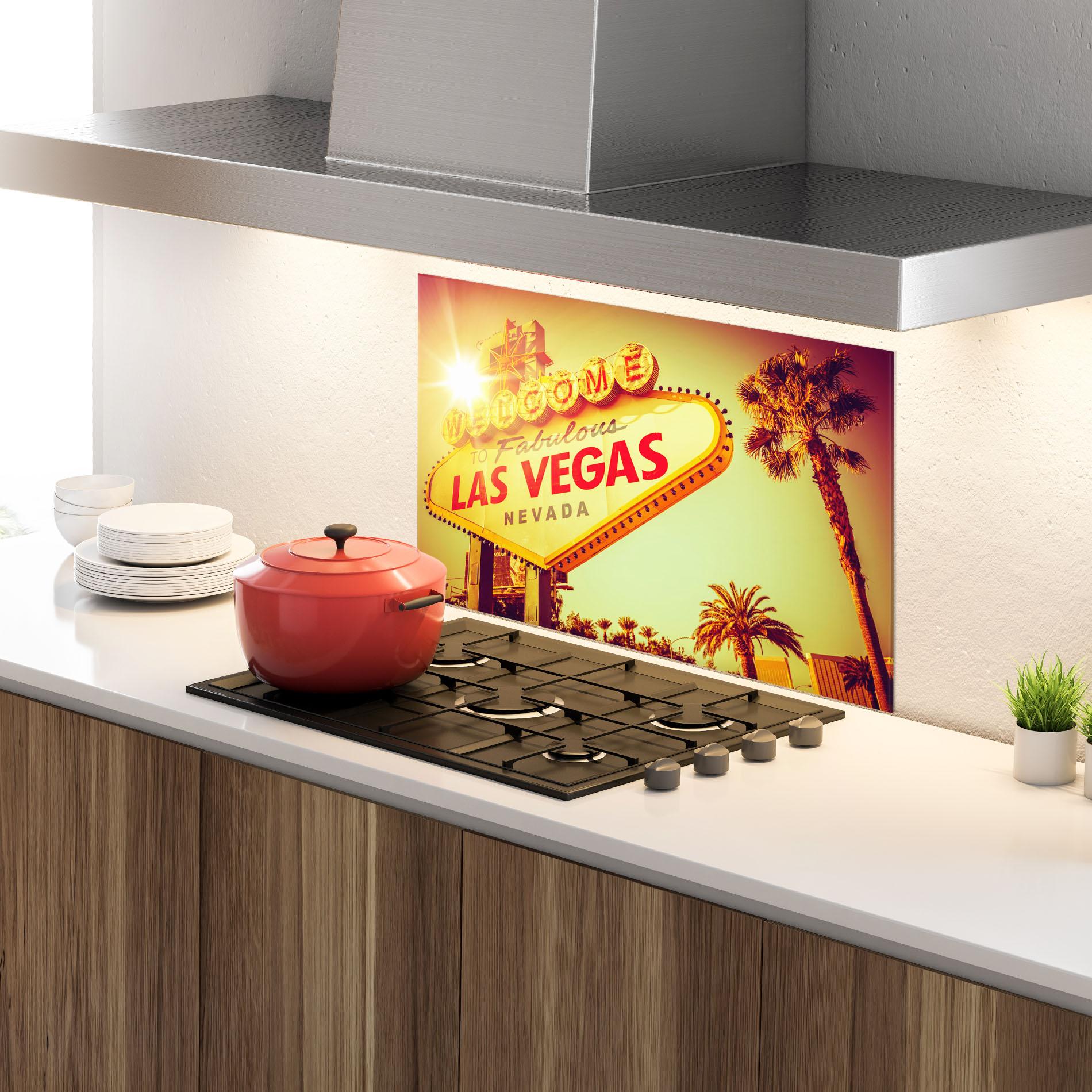 Konyhai üveg hátfal Las Vegas Nevada mockup 4