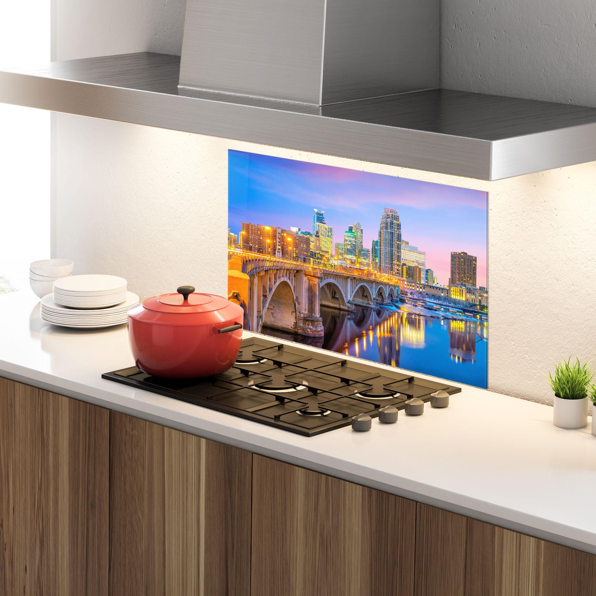 Konyhai üveg hátfal Minnesota Usa mockup 4