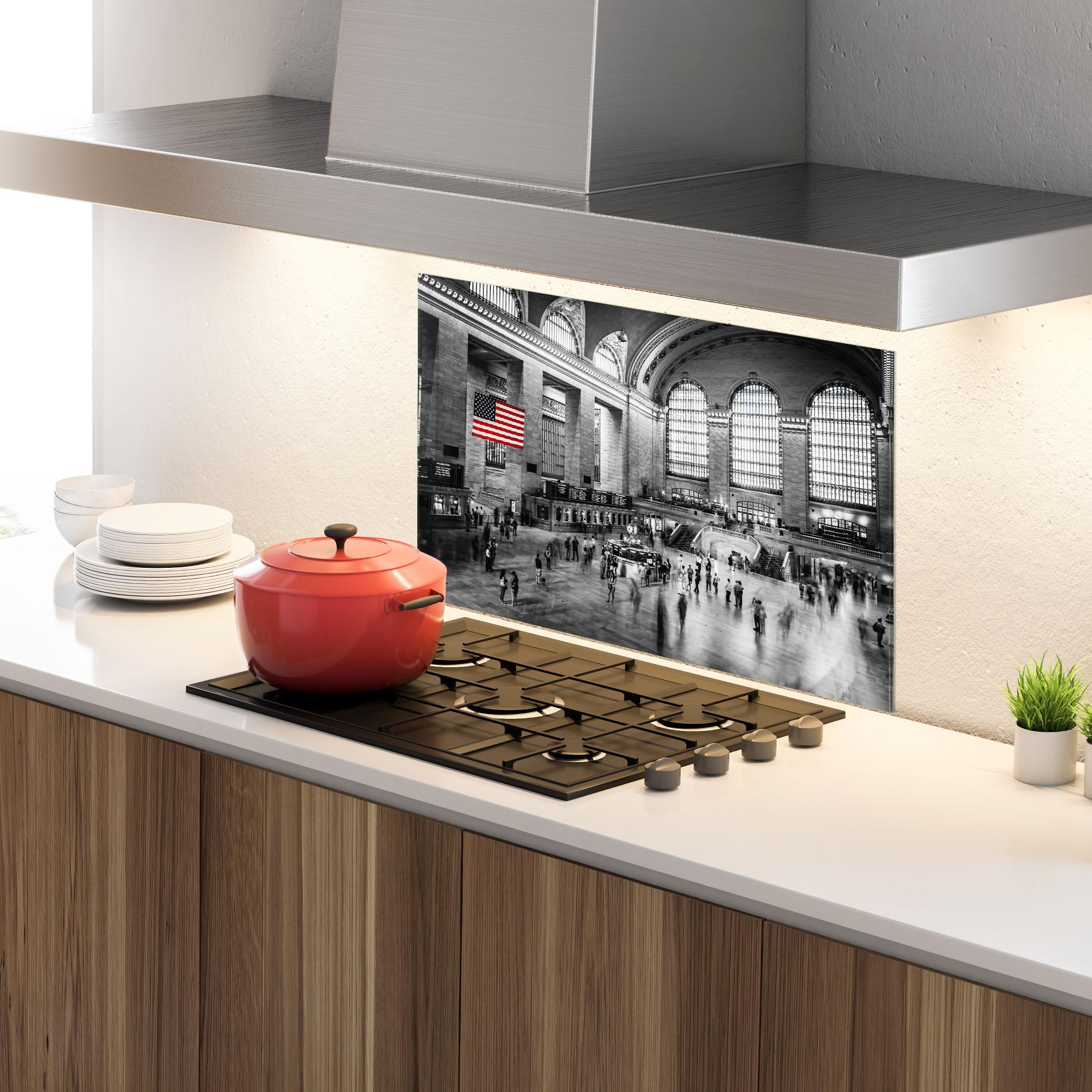 Konyhai üveg hátfal New York Station mockup 4