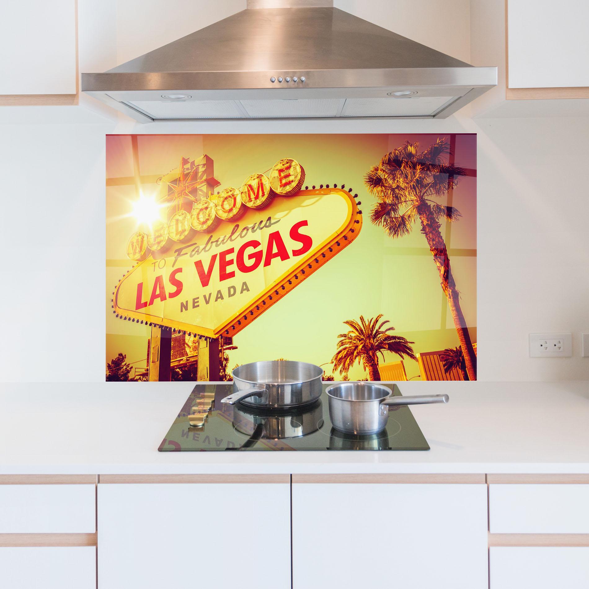 Konyhai üveg hátfal Las Vegas Nevada mockup 5