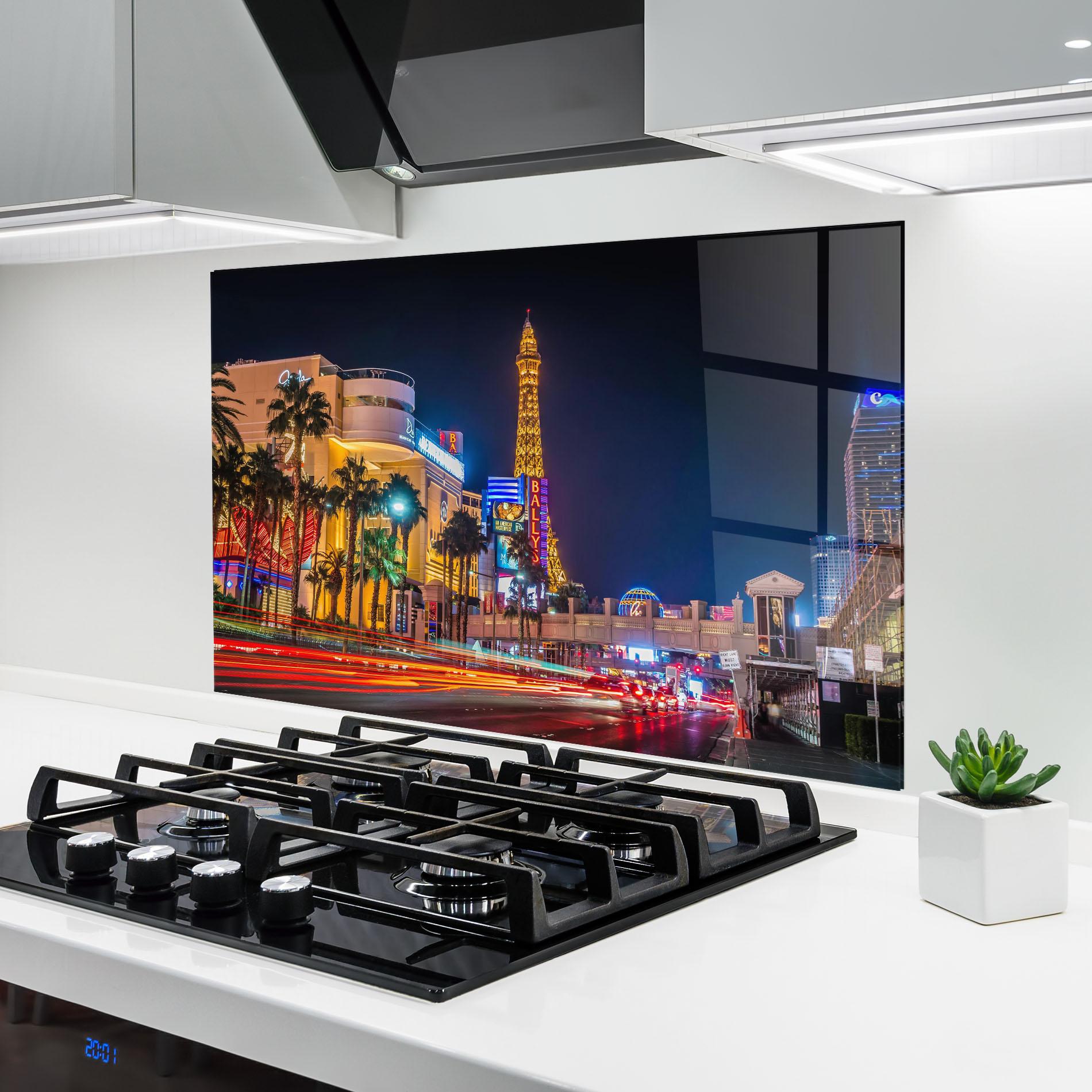 Konyhai üveg hátfal Nevada Evening mockup 6