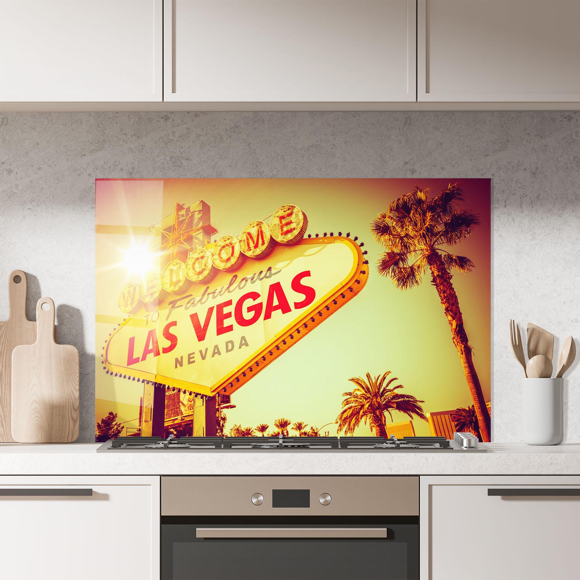 Konyhai üveg hátfal Las Vegas Nevada mockup 7